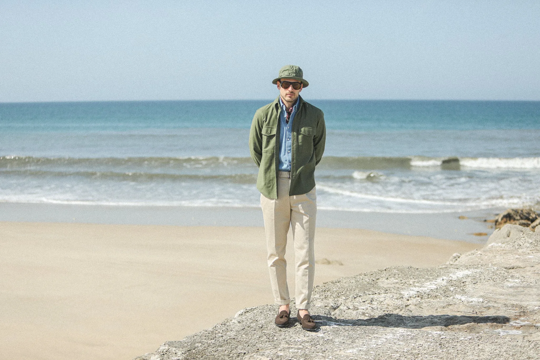 Chino Type II - Twill Beige sold by Drapeau noir product image thumbnail 3