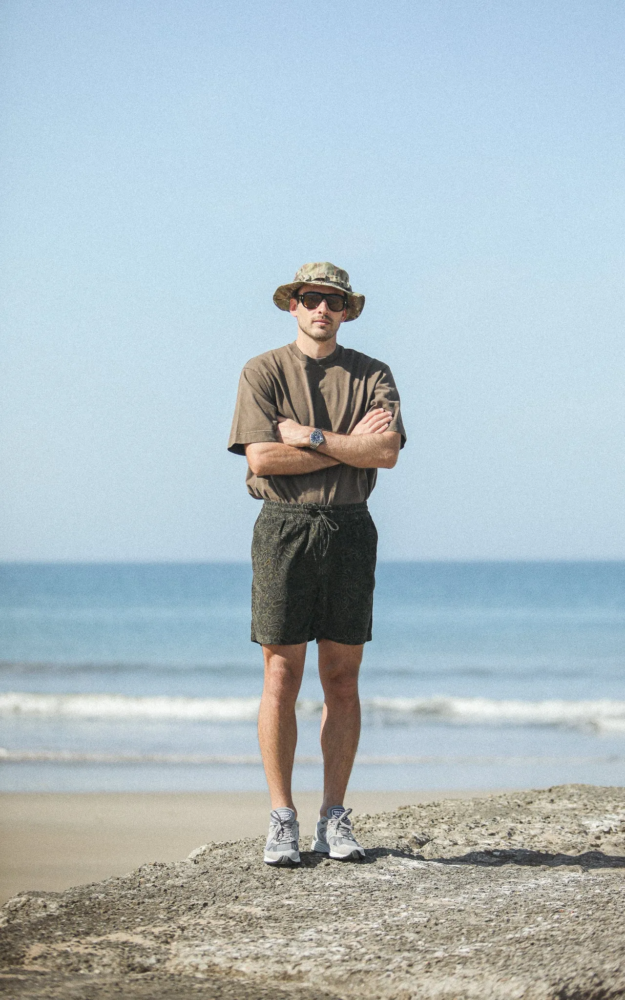 Beach Shorts - Velours Japonais Paisley sold by Drapeau noir product image thumbnail 4