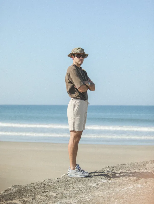 City Short - Lin Beige made by Drapeau noir