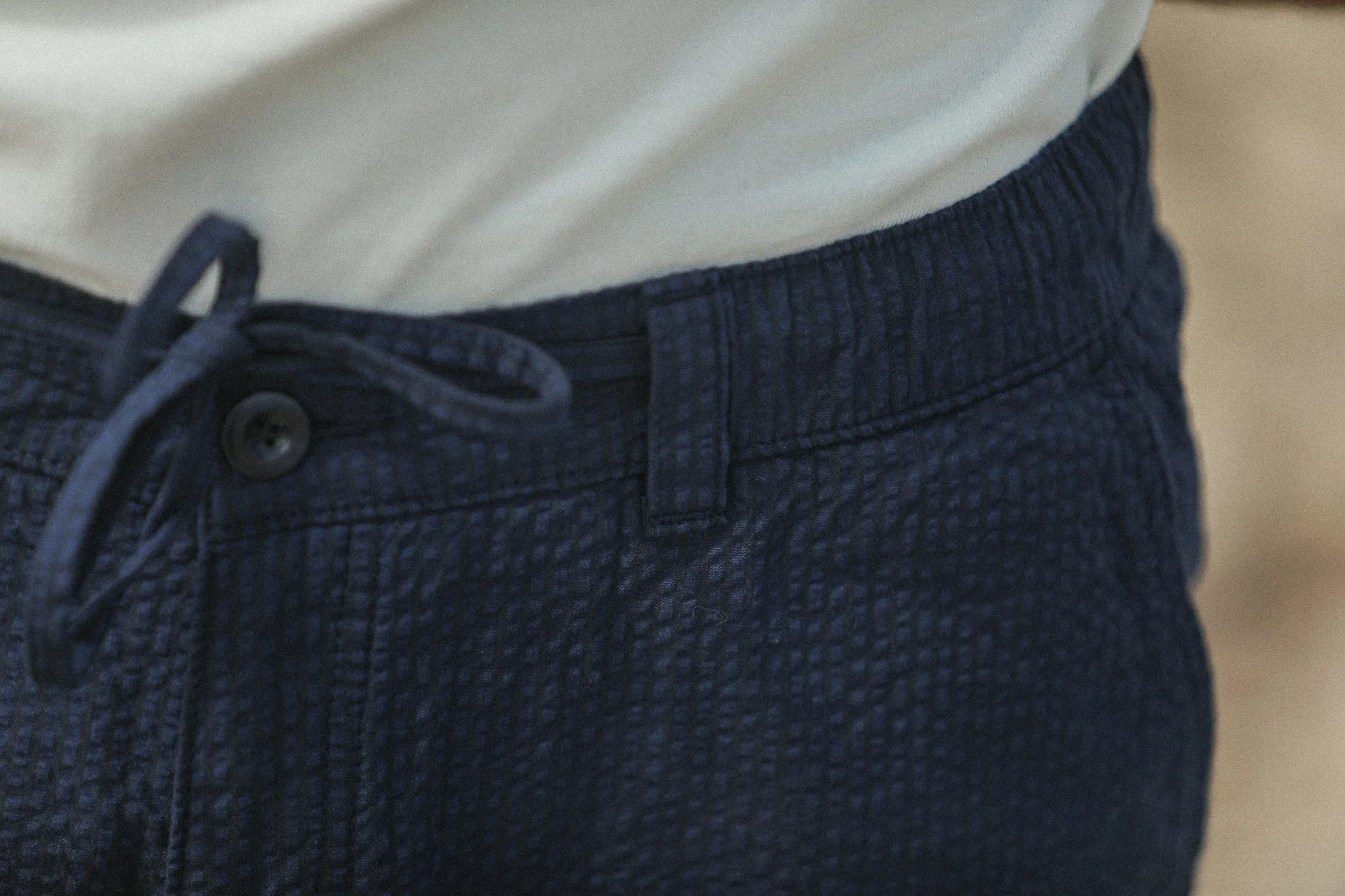 City Short - Seersucker Navy sold by Drapeau noir product image thumbnail 5