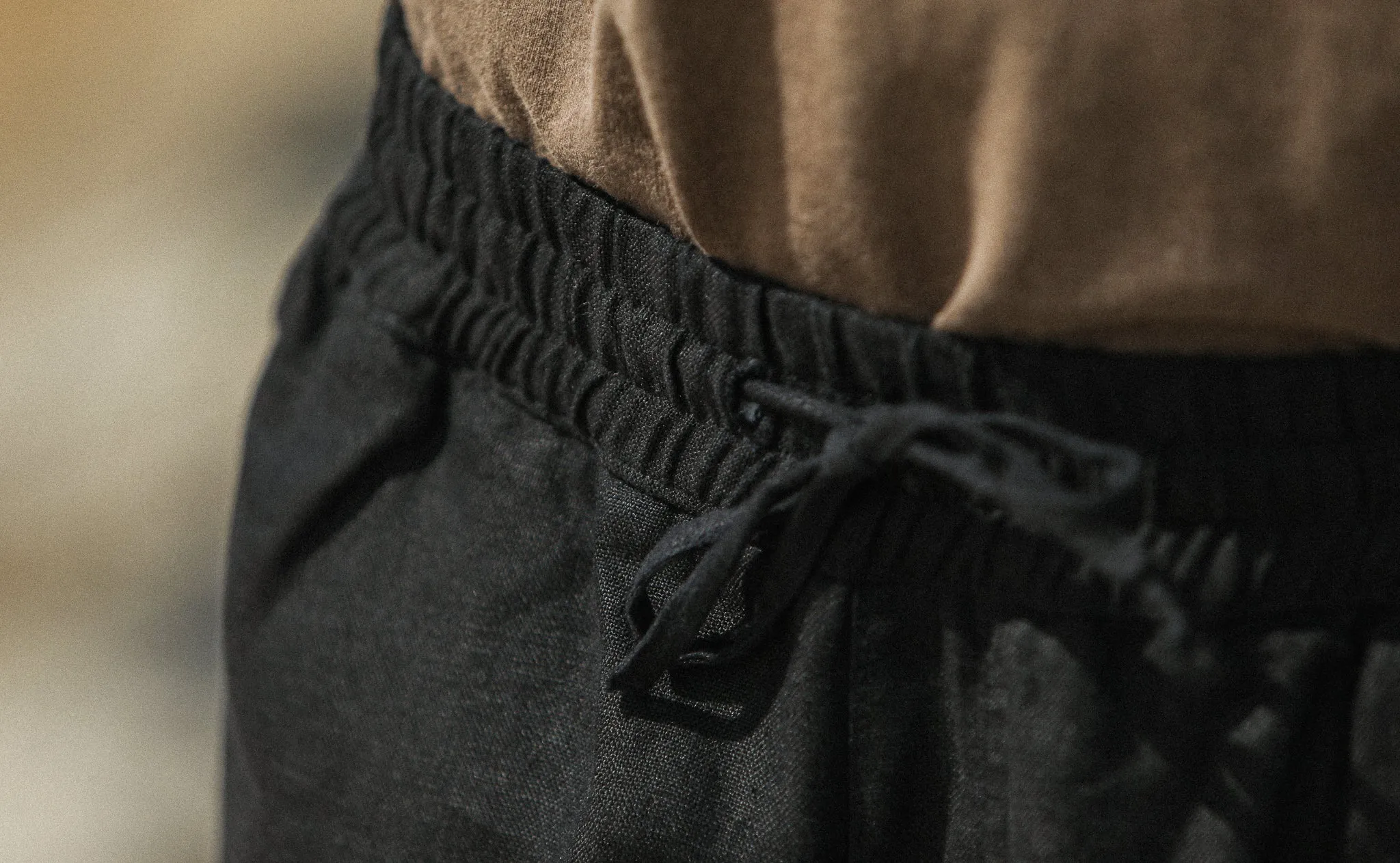 Beach Short - Lin Noir sold by Drapeau noir product image thumbnail 5