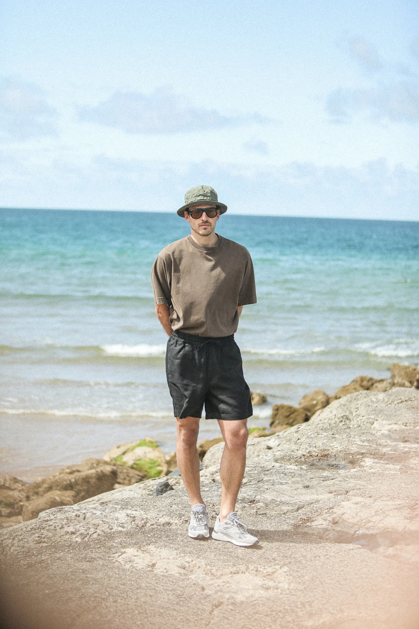 Beach Short - Lin Noir sold by Drapeau noir product image thumbnail 4