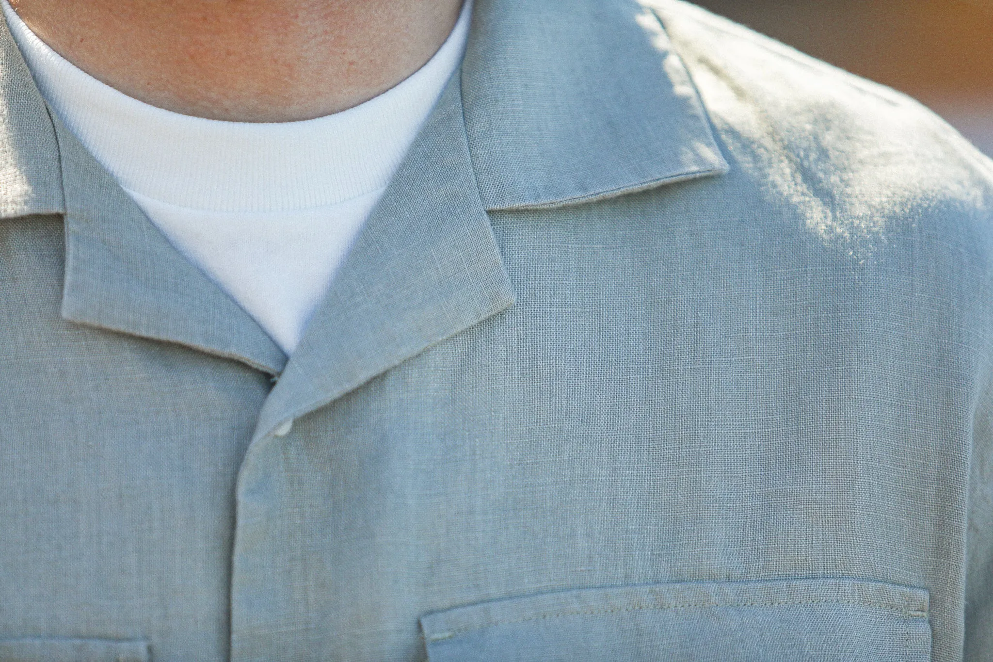Military Camp Collar Lin Khaki sold by Drapeau noir product image thumbnail 5