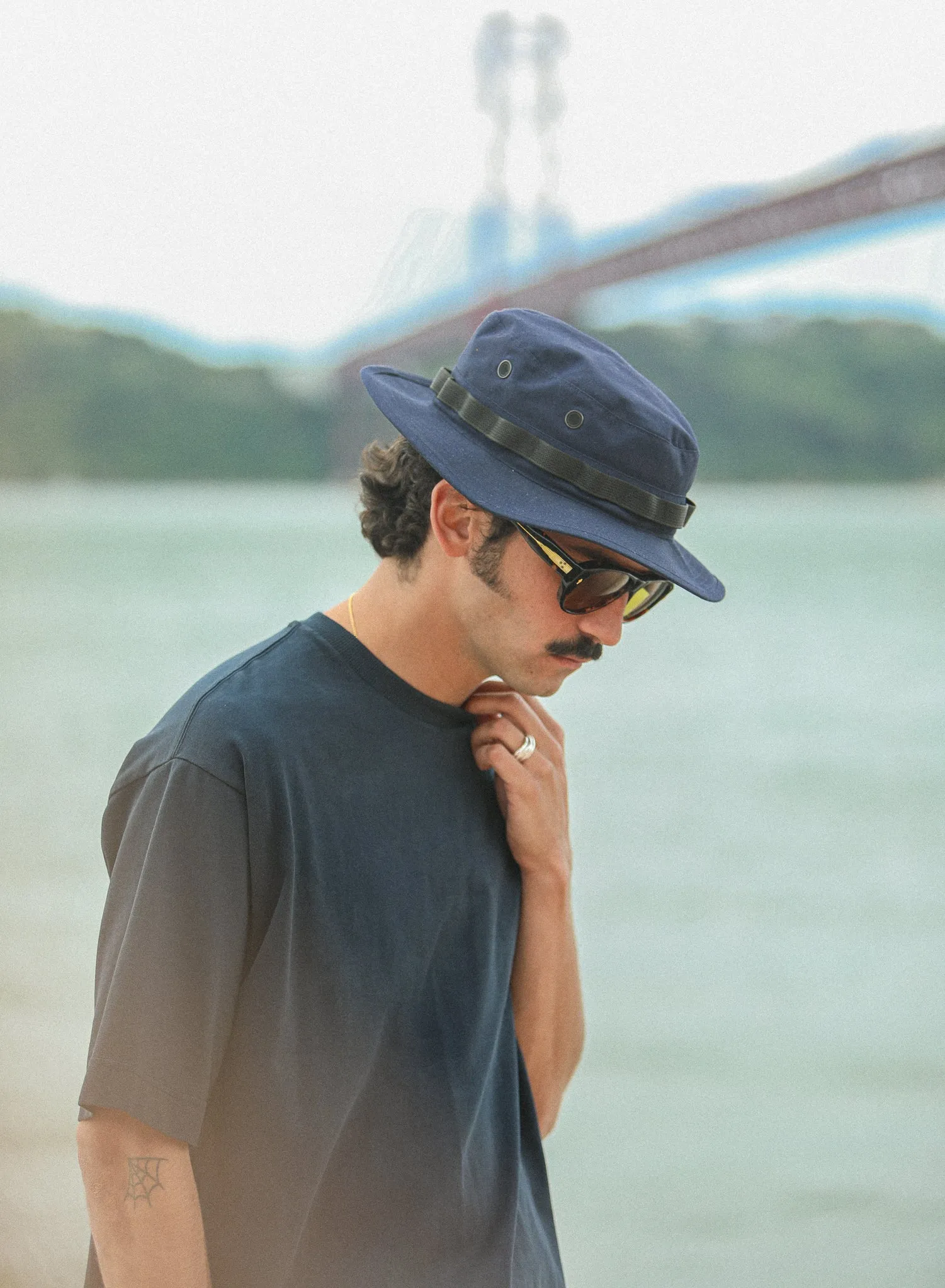 Tee-Shirt Oversize Acid Wash Indigo sold by Drapeau noir product image thumbnail 2
