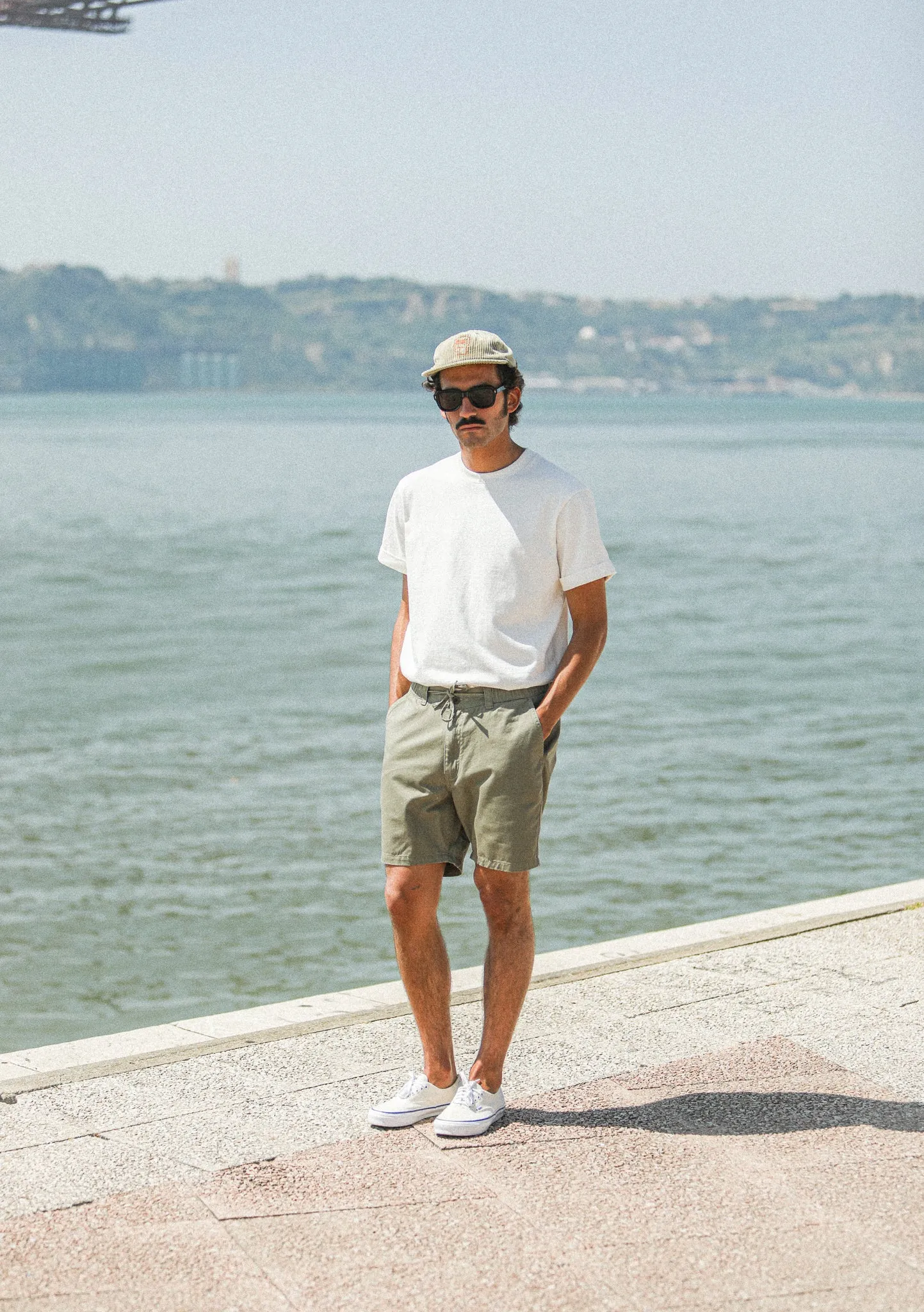 City Short Twill Army Green sold by Drapeau noir product image thumbnail 4
