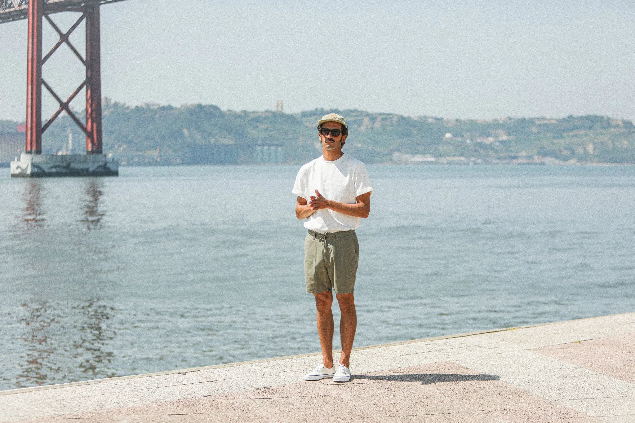 City Short Twill Army Green sold by Drapeau noir product image thumbnail 3