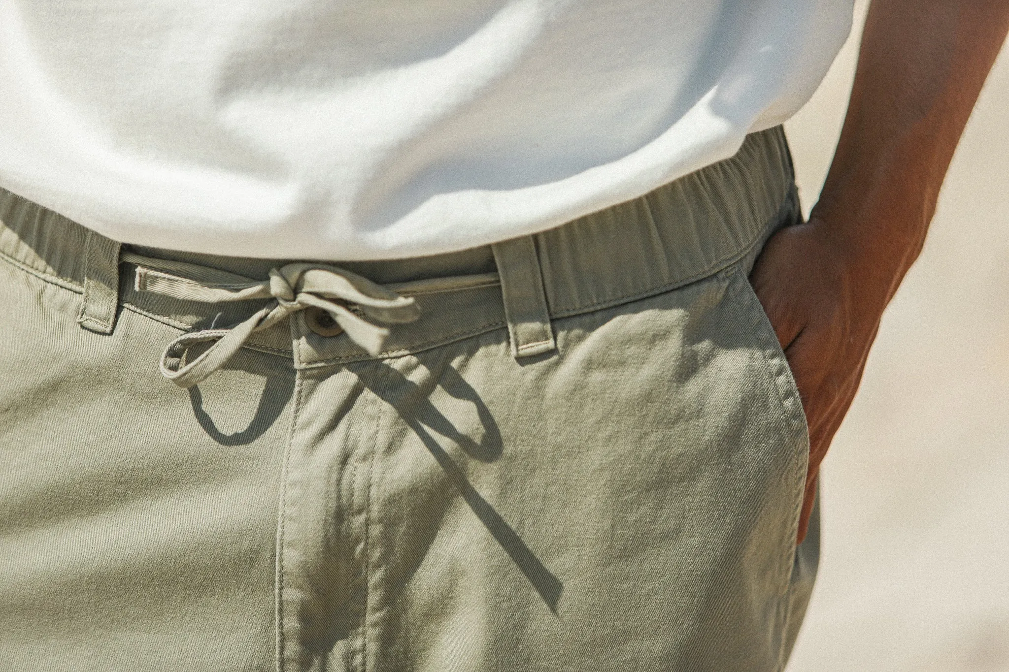 City Short Twill Army Green sold by Drapeau noir product image thumbnail 5