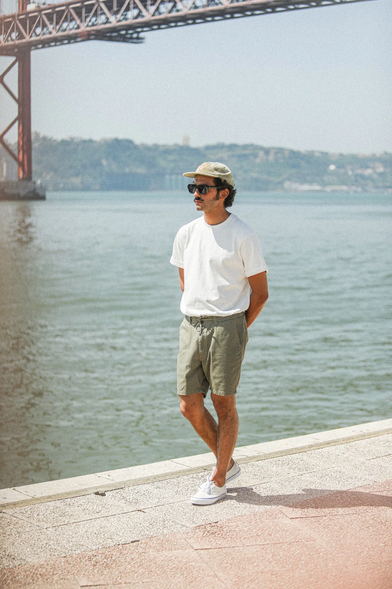 City Short Twill Army Green sold by Drapeau noir product image thumbnail 2