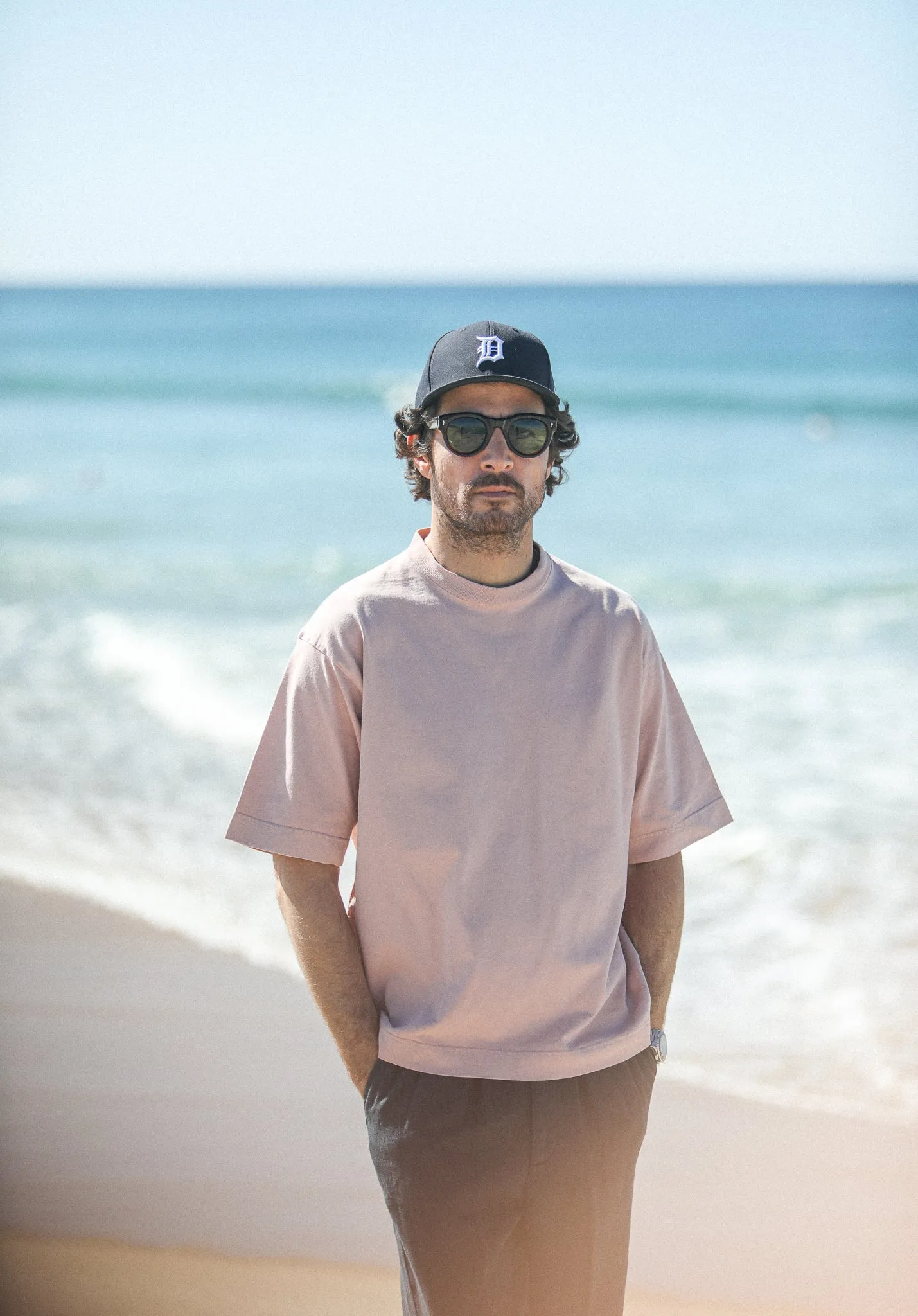 Tee-Shirt Oversize Acid Wash Faded Pink sold by Drapeau noir product image thumbnail 2