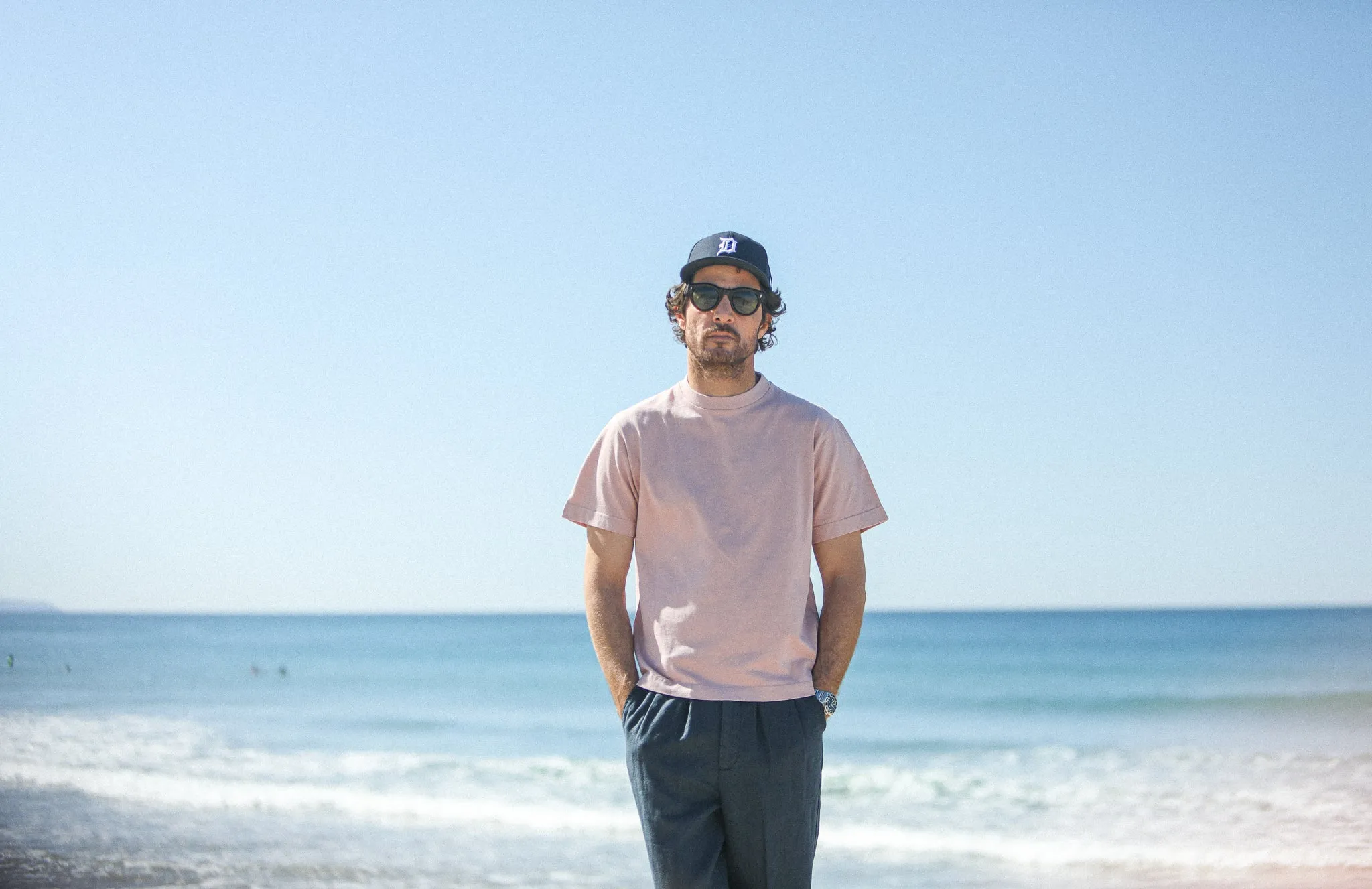 Tee-Shirt Confort Acid Wash Faded Pink sold by Drapeau noir product image thumbnail 3