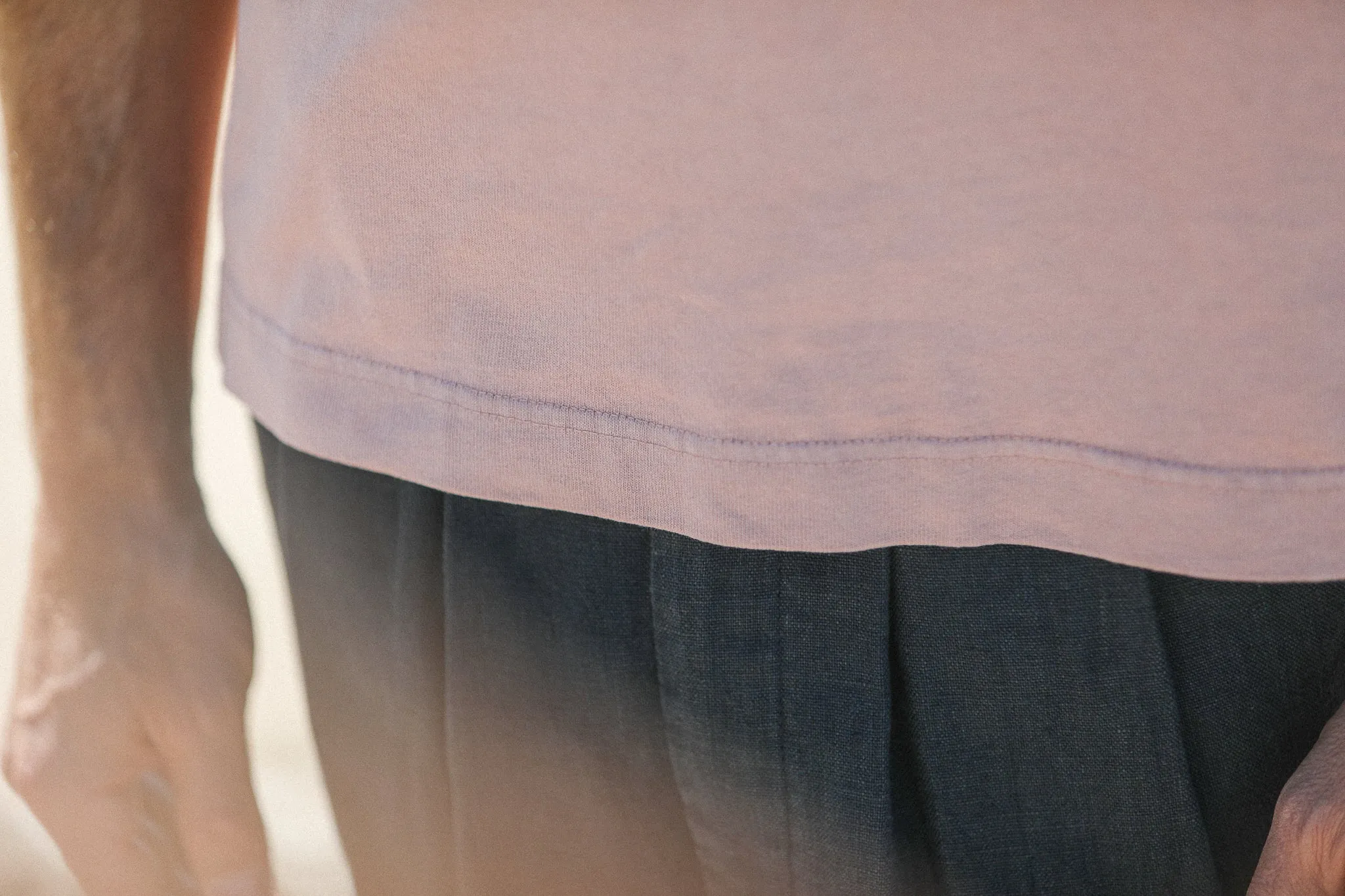 Tee-Shirt Confort Acid Wash Faded Pink sold by Drapeau noir product image thumbnail 5