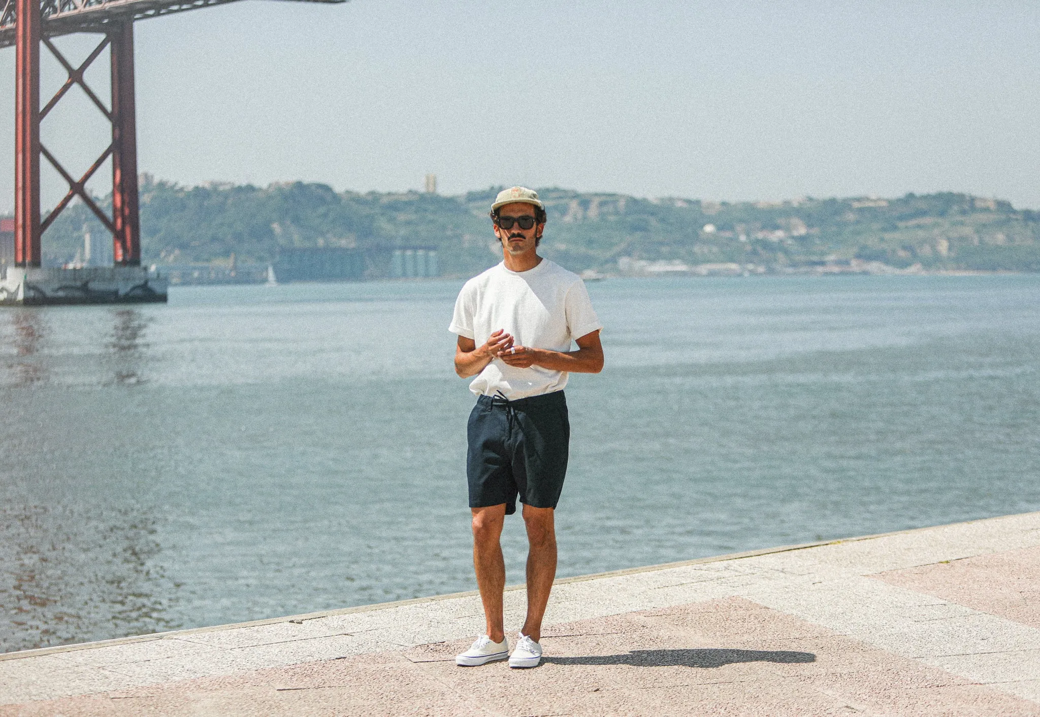 City Short Twill Navy sold by Drapeau noir product image thumbnail 3