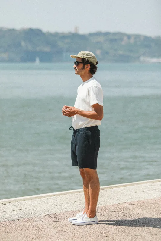 City Short Twill Navy made by Drapeau noir
