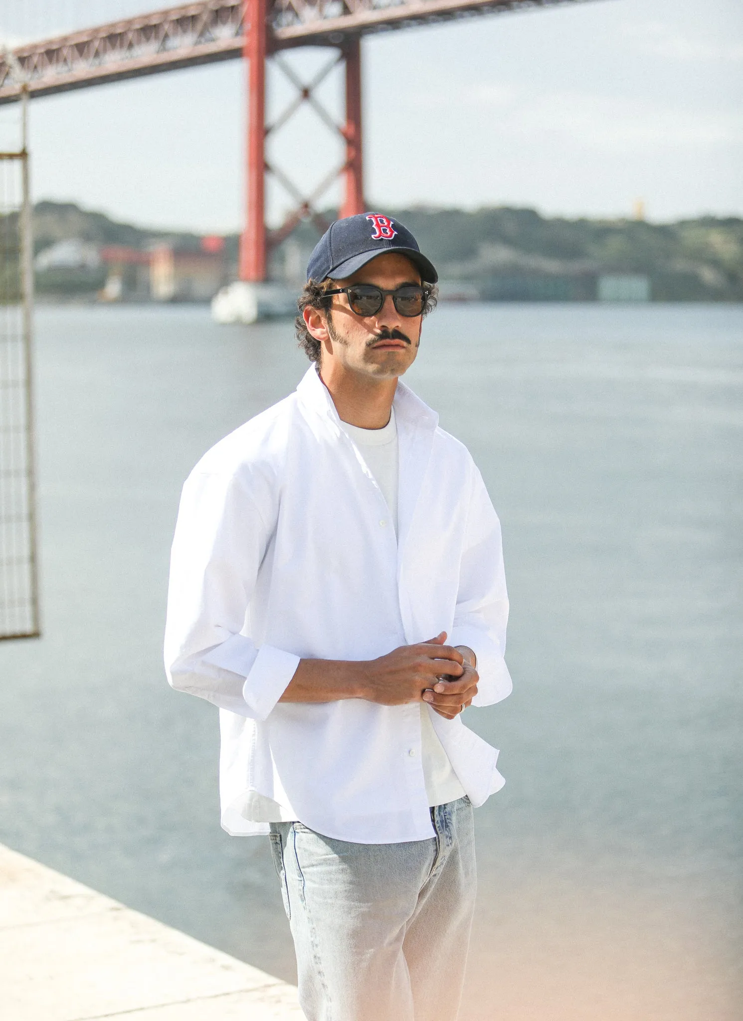 Chemise Oxford White - Modern Fit sold by Drapeau noir product image thumbnail 4