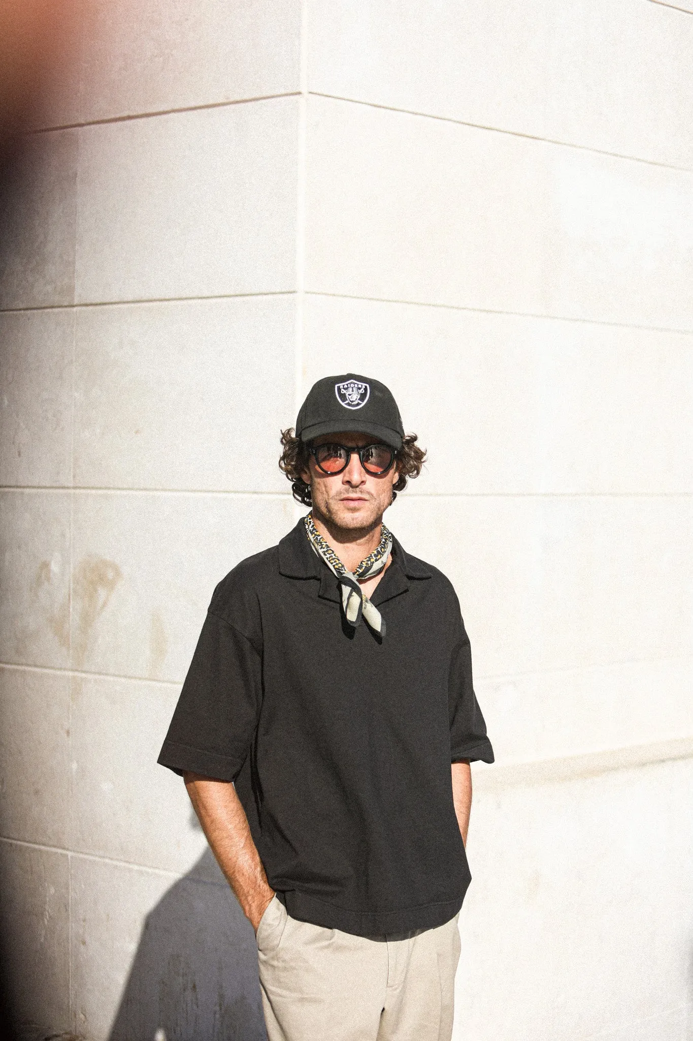 Polo Oversize Black sold by Drapeau noir