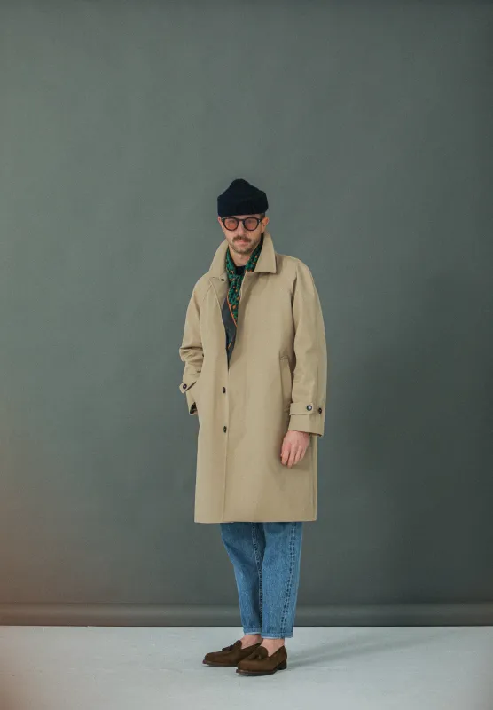 Balmaccan Imperméable Technique Beige made by Drapeau noir
