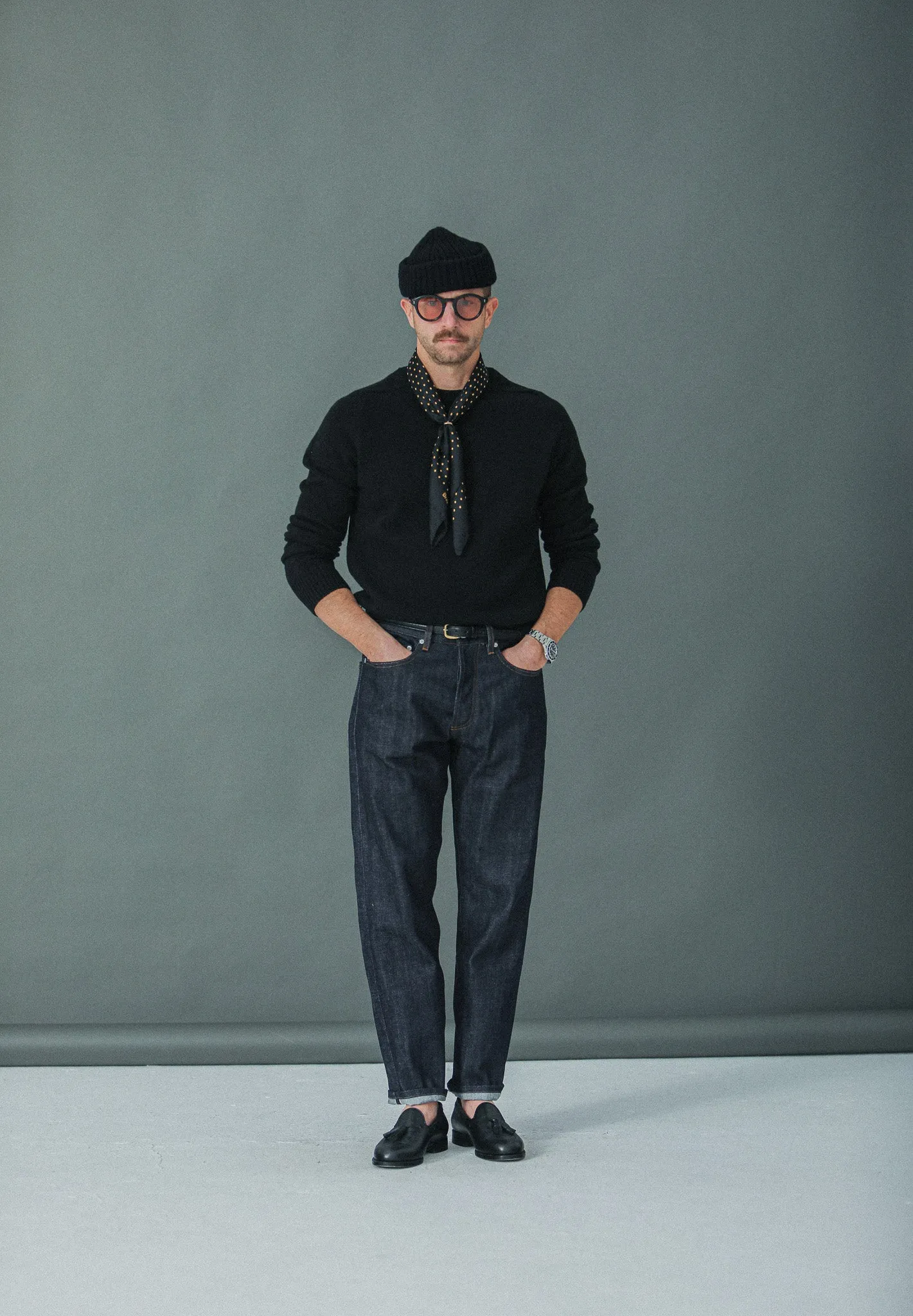 Jean Selvedge Japonais Brut - Athletic Fit sold by Drapeau noir product image thumbnail 4