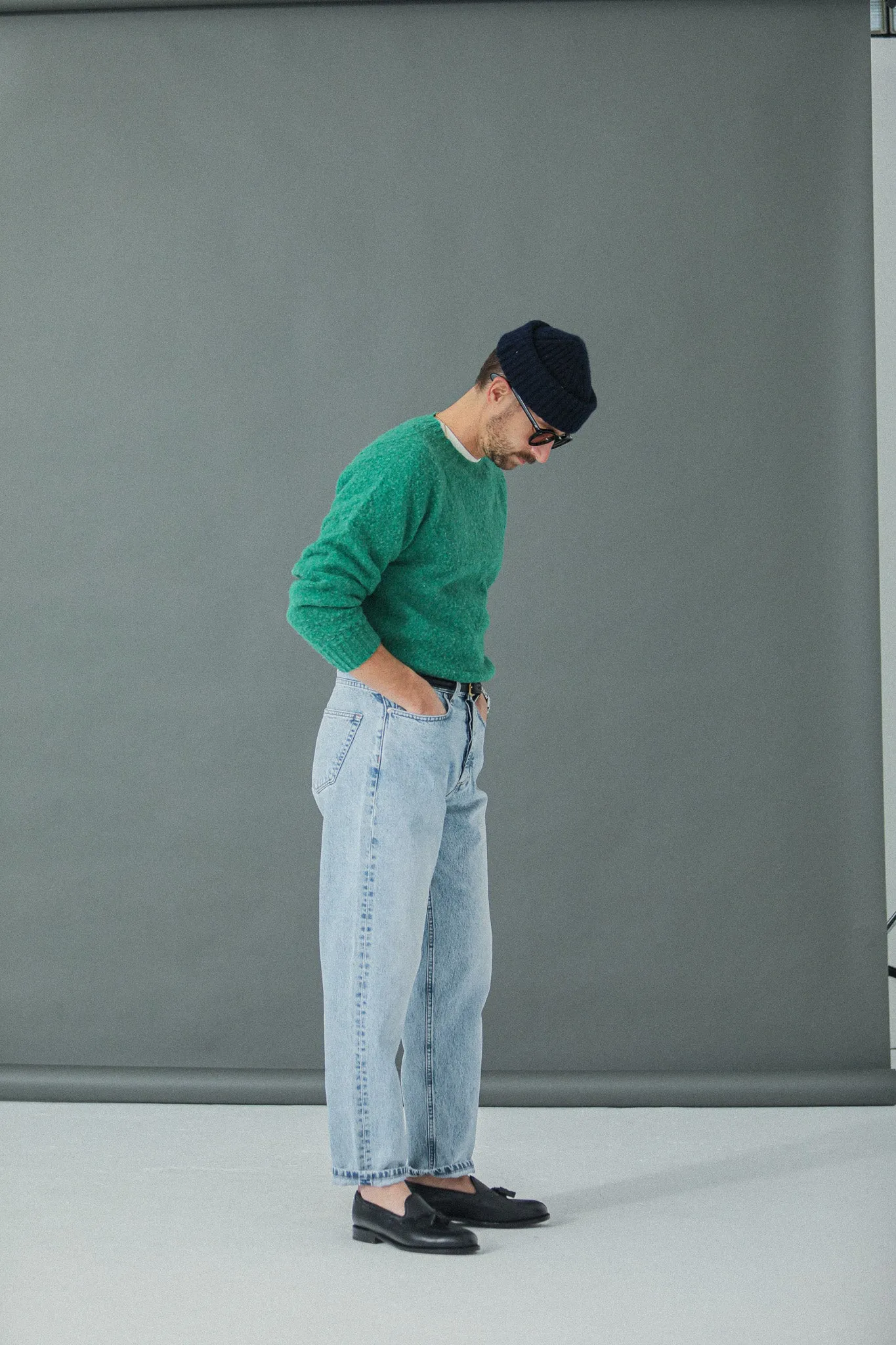 Jean Selvedge blue Light Bleach - Comfort Fit sold by Drapeau noir product image thumbnail 2