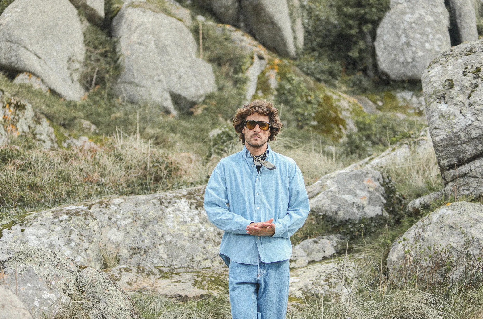 Chemise Denim Japonais Bleached - Modern Fit sold by Drapeau noir product image thumbnail 3