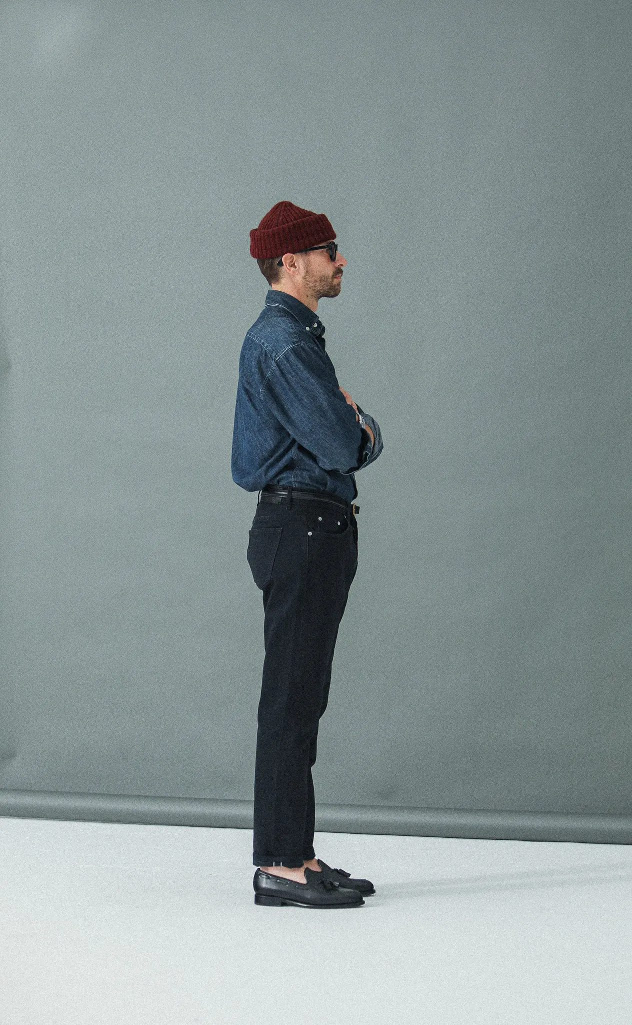 Jean Selvedge Black - Tapered Fit sold by Drapeau noir product image thumbnail 2