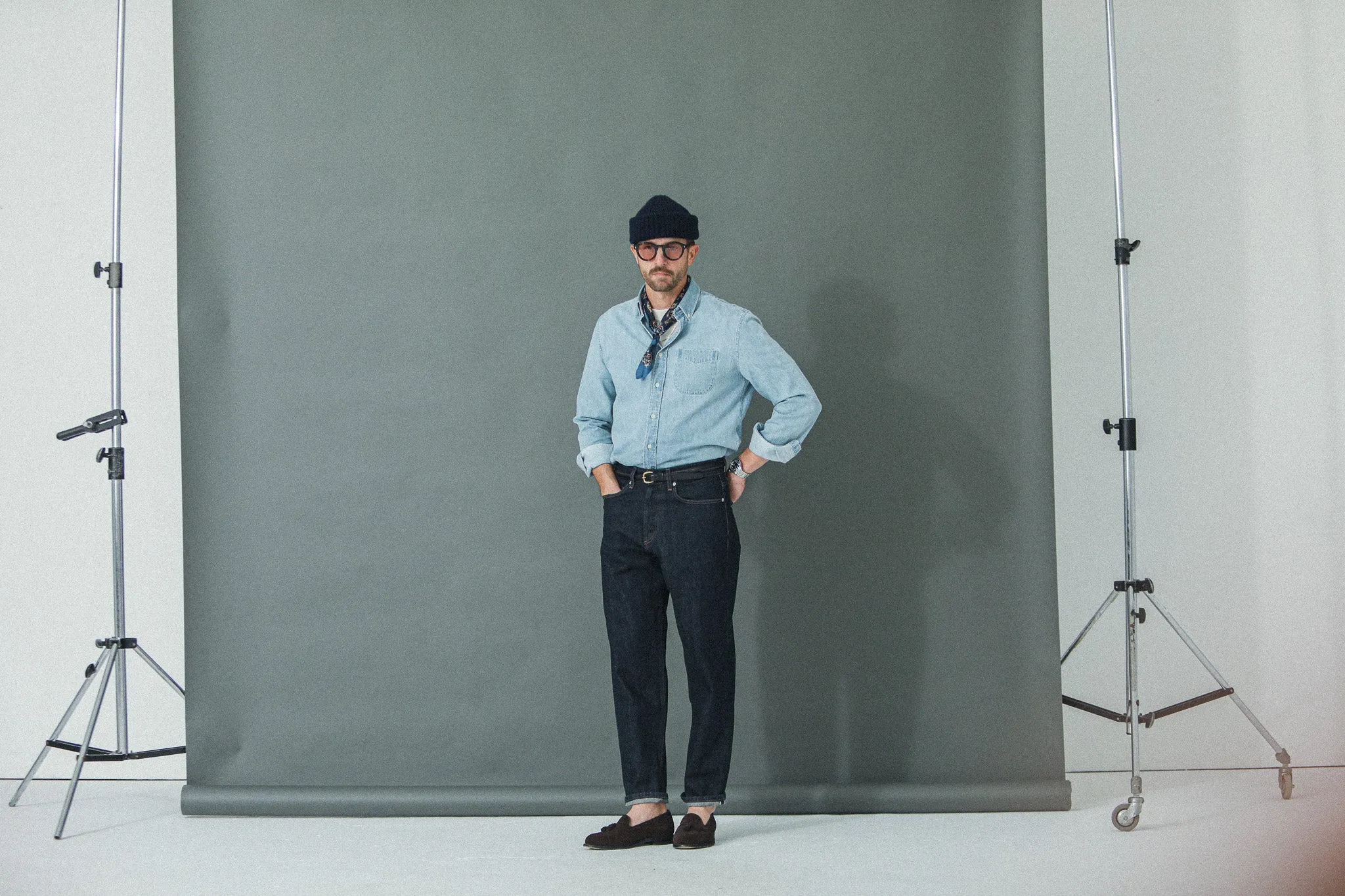 Jean Selvedge Japonais Indigo - Comfort Fit sold by Drapeau noir product image thumbnail 3