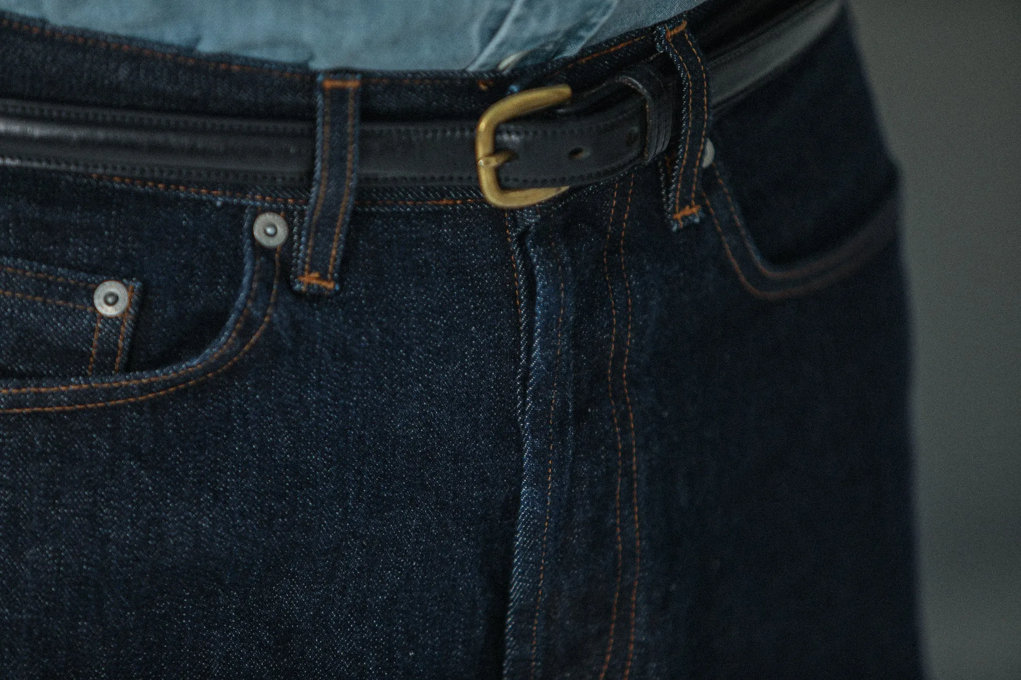 Jean Selvedge Japonais Indigo - Comfort Fit sold by Drapeau noir product image thumbnail 5