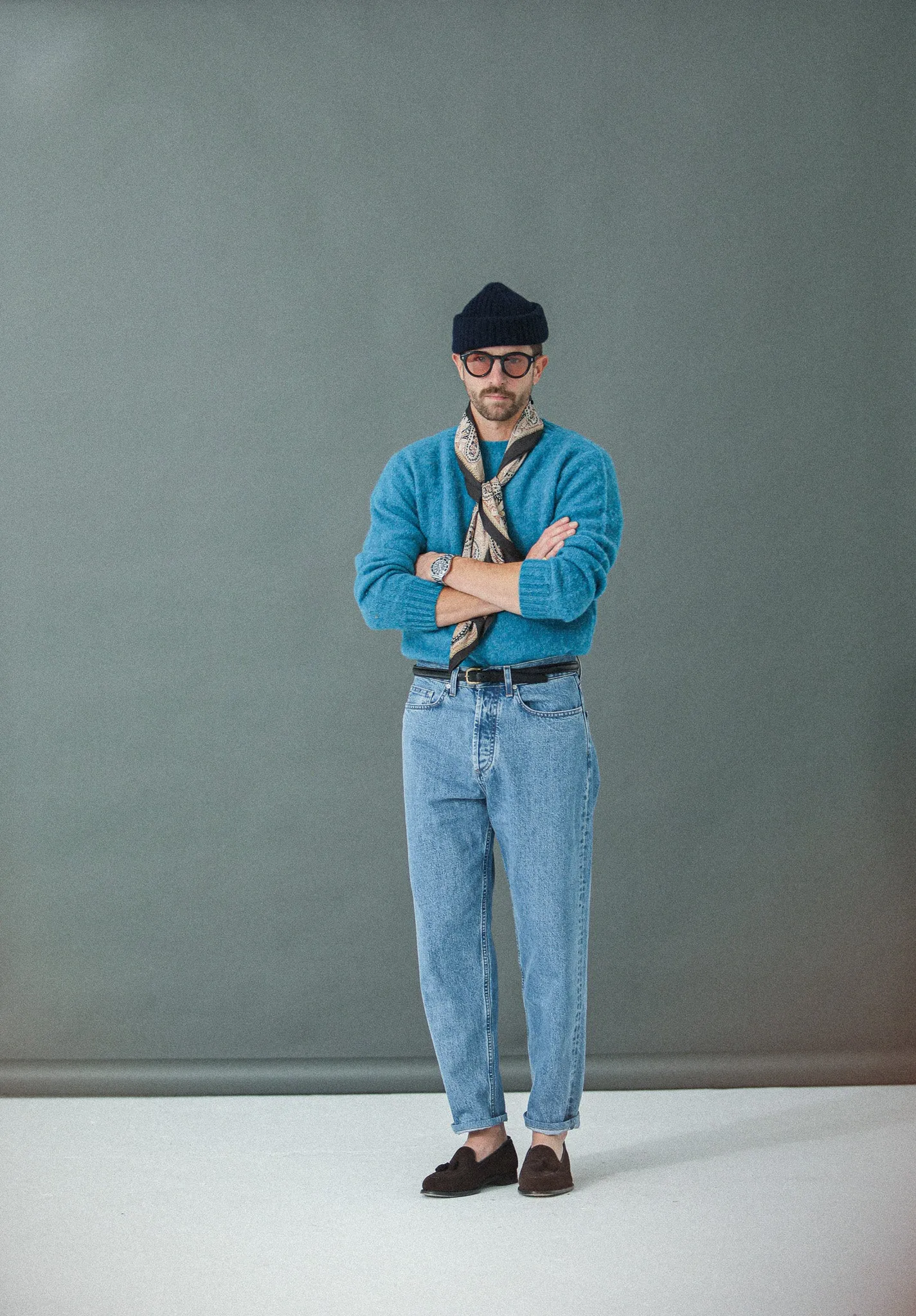 Jean Selvedge blue bleach - Confort Fit sold by Drapeau noir product image thumbnail 4