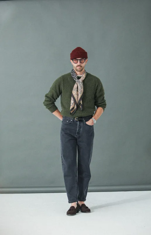 Jean Selvedge Noir Stonewash -  Comfort Fit made by Drapeau noir
