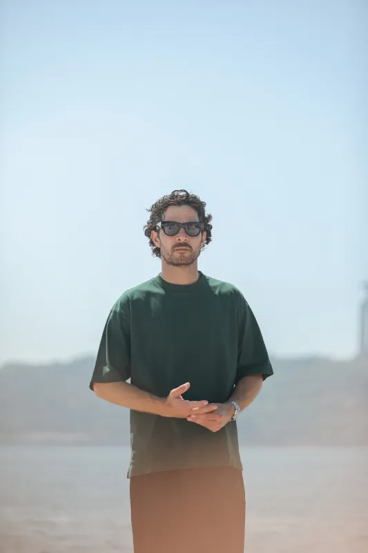 Tee-Shirt Oversize Green made by Drapeau noir