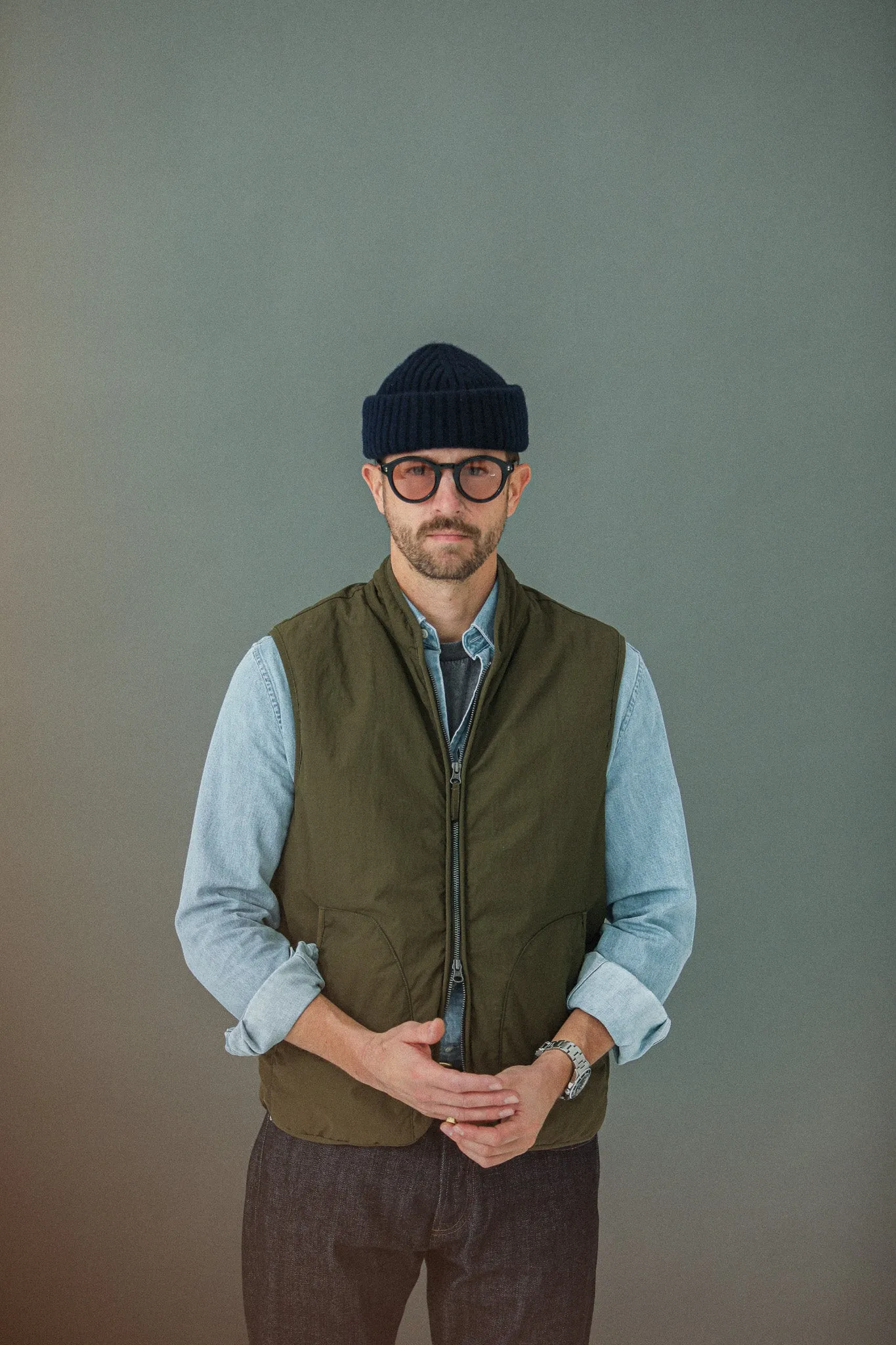 Gilet Technique Matelassé Primaloft®️ Khaki sold by Drapeau noir product image thumbnail 2