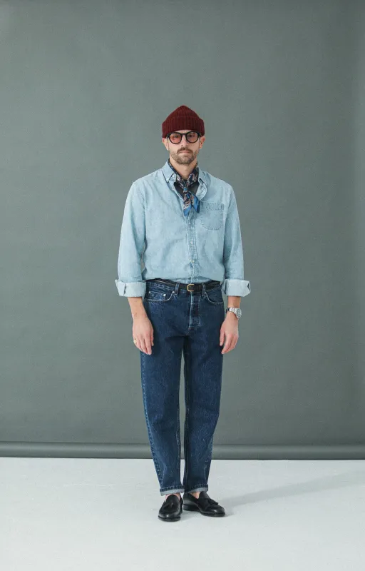 Jean Selvedge Blue Stonewash - Athletic Fit made by Drapeau noir
