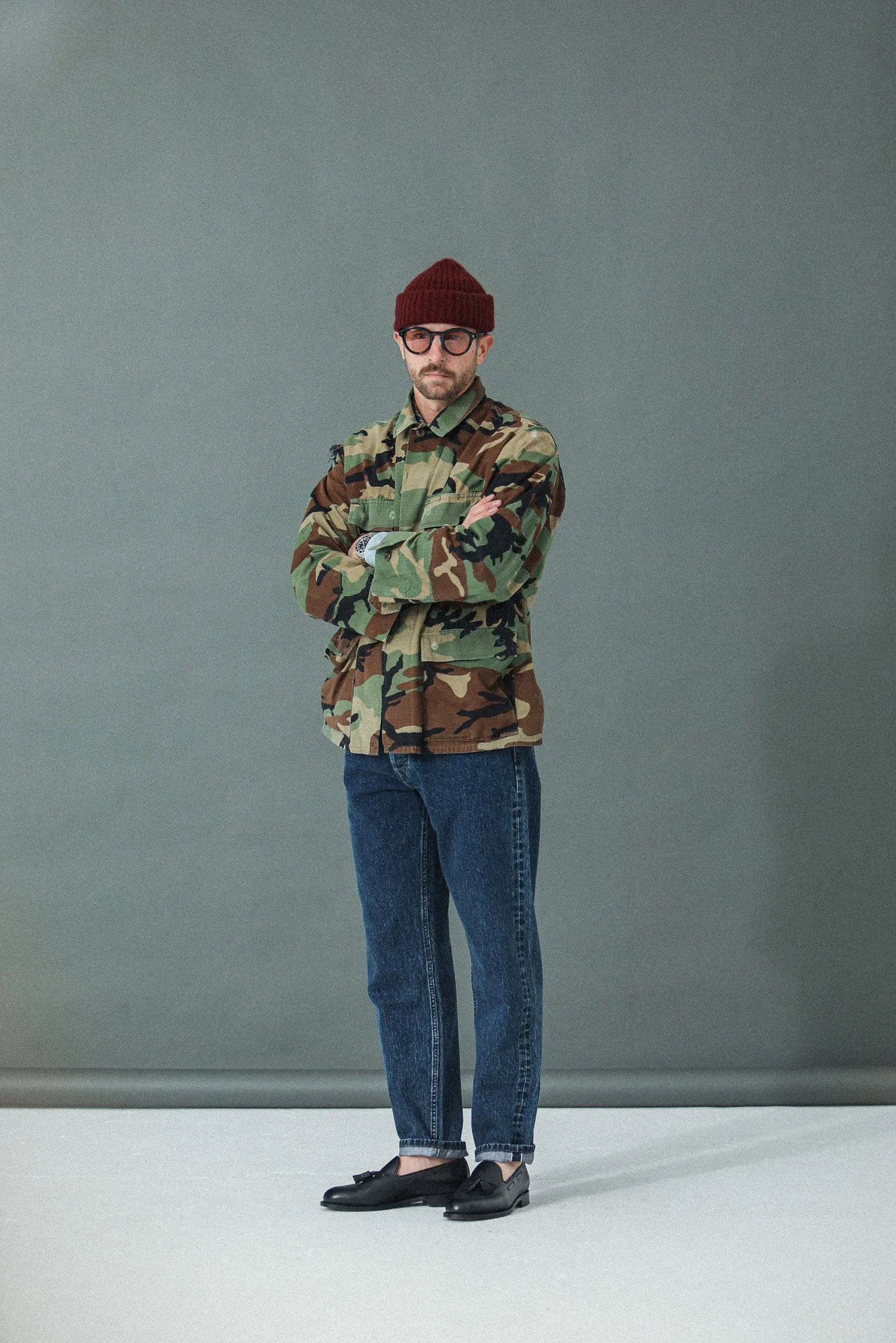 Jean Selvedge Blue Stonewash - Athletic Fit sold by Drapeau noir product image thumbnail 4