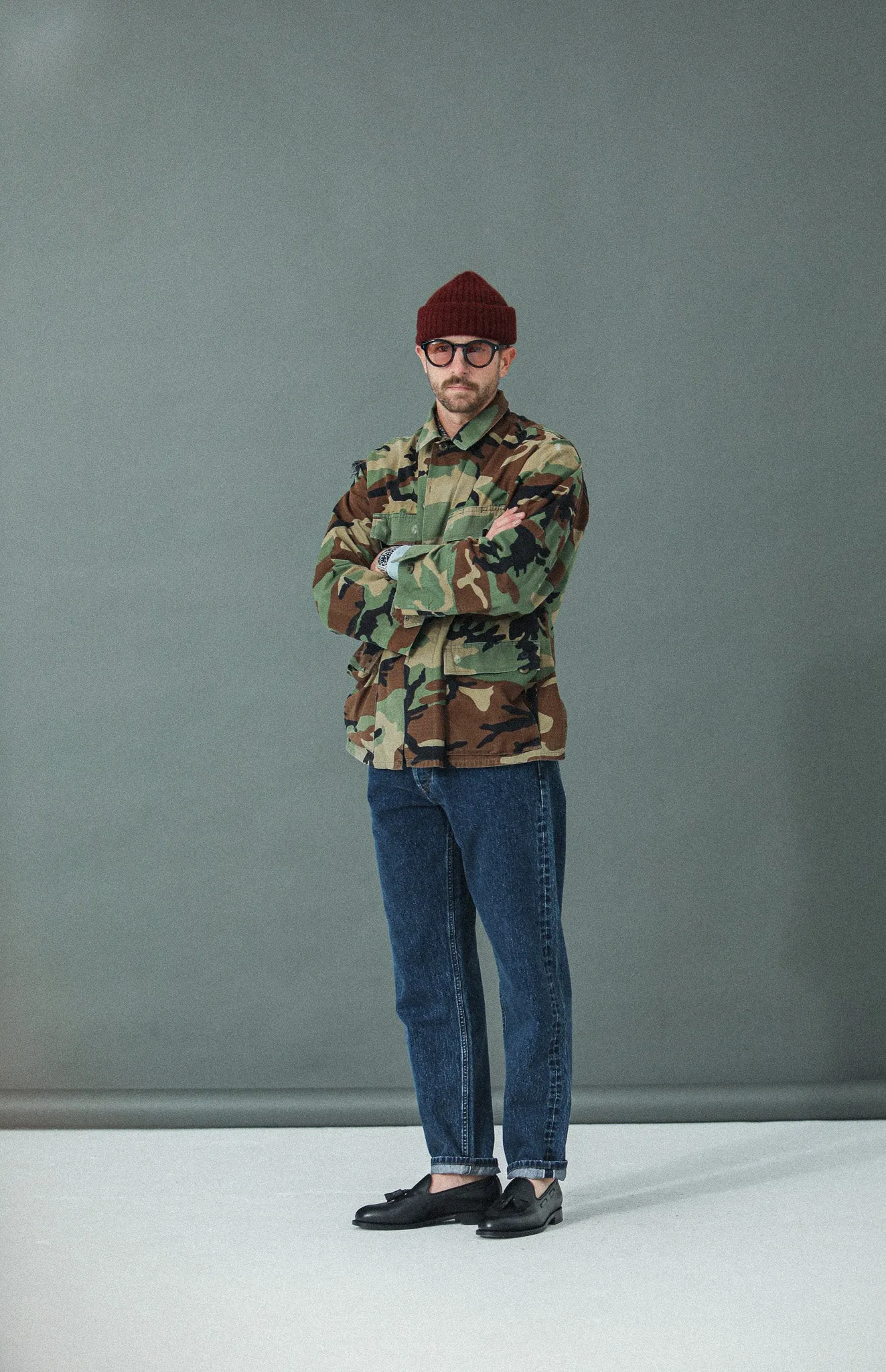 Jean Selvedge Blue Stonewash - Athletic Fit sold by Drapeau noir product image thumbnail 2