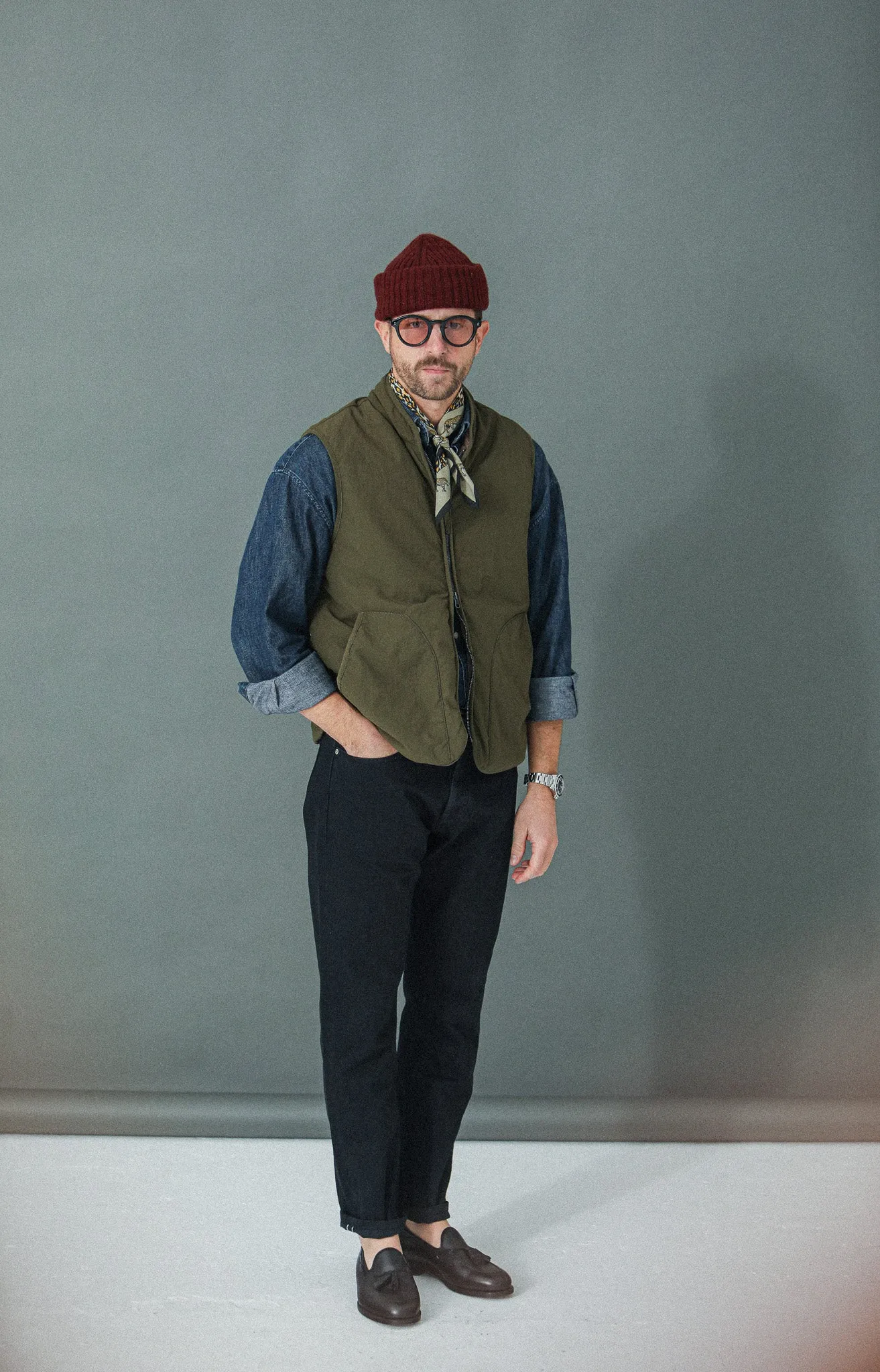 Jean Selvedge Noir Rinse Wash - Athletic Fit sold by Drapeau noir product image thumbnail 2