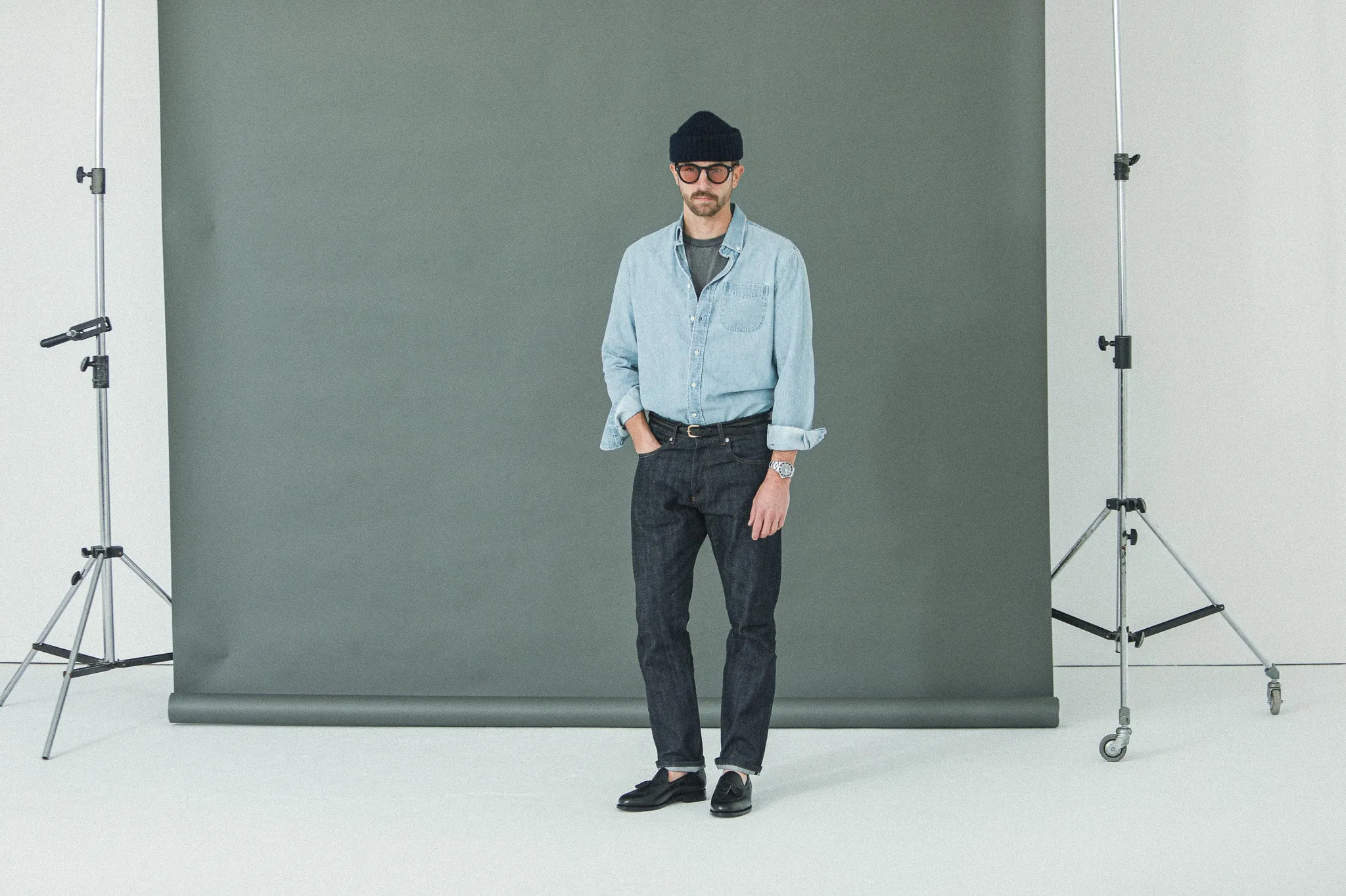 Jean Selvedge Brut Rinse - Tapered Fit sold by Drapeau noir product image thumbnail 3