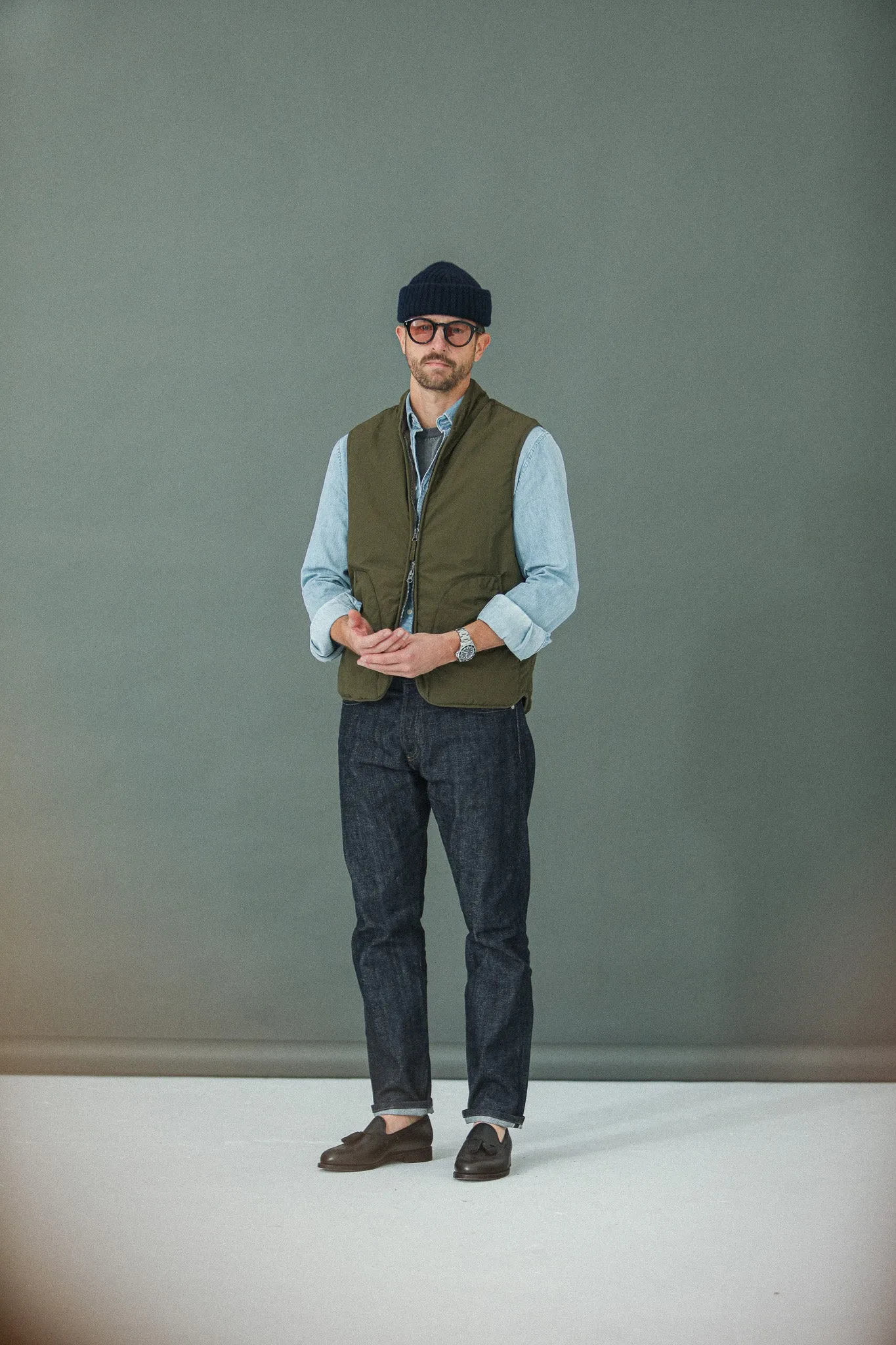 Jean Selvedge Brut Rinse - Tapered Fit sold by Drapeau noir