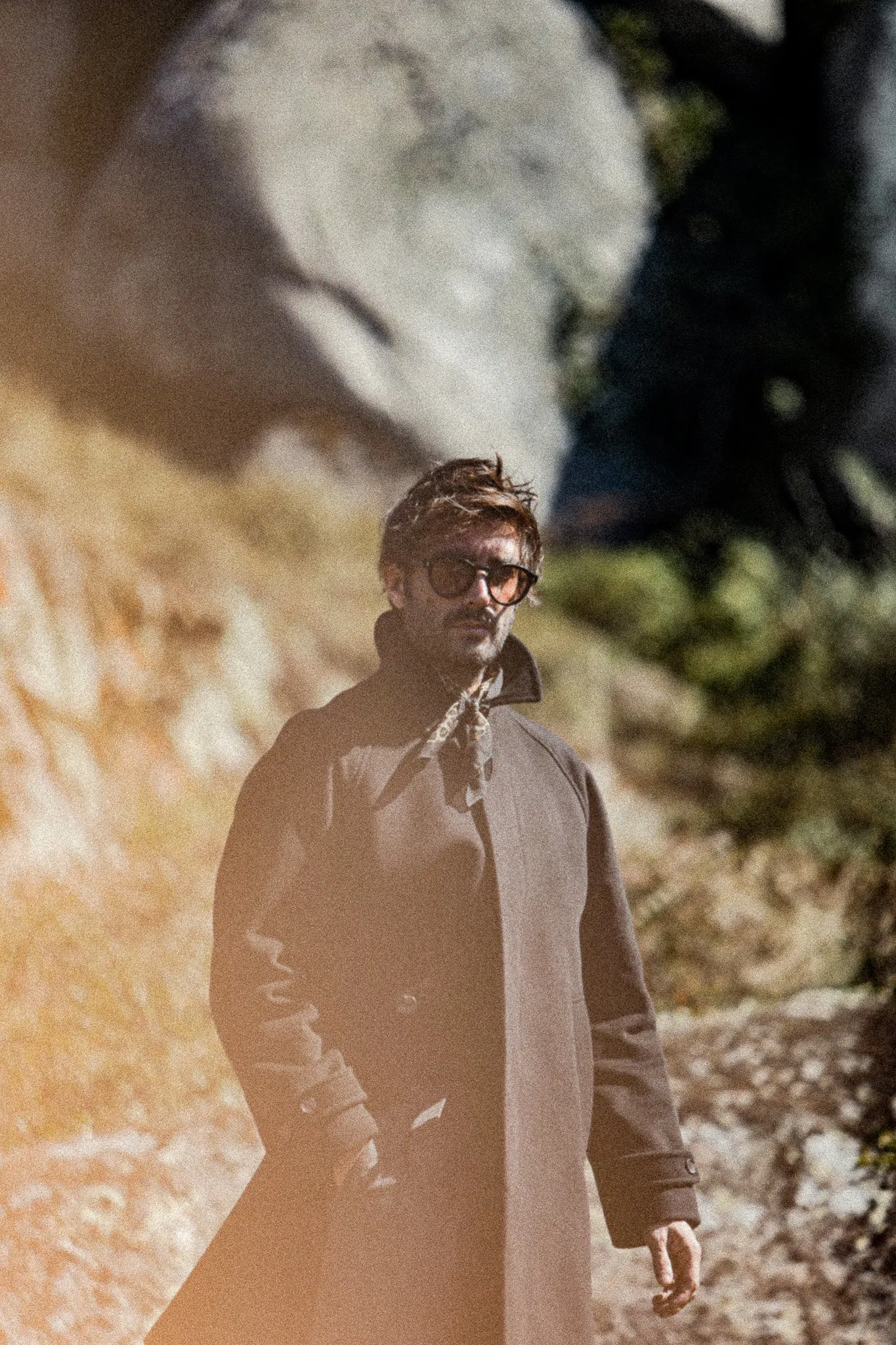 Manteau Balmaccan Laine & Cachemire Noir sold by Drapeau noir product image thumbnail 2