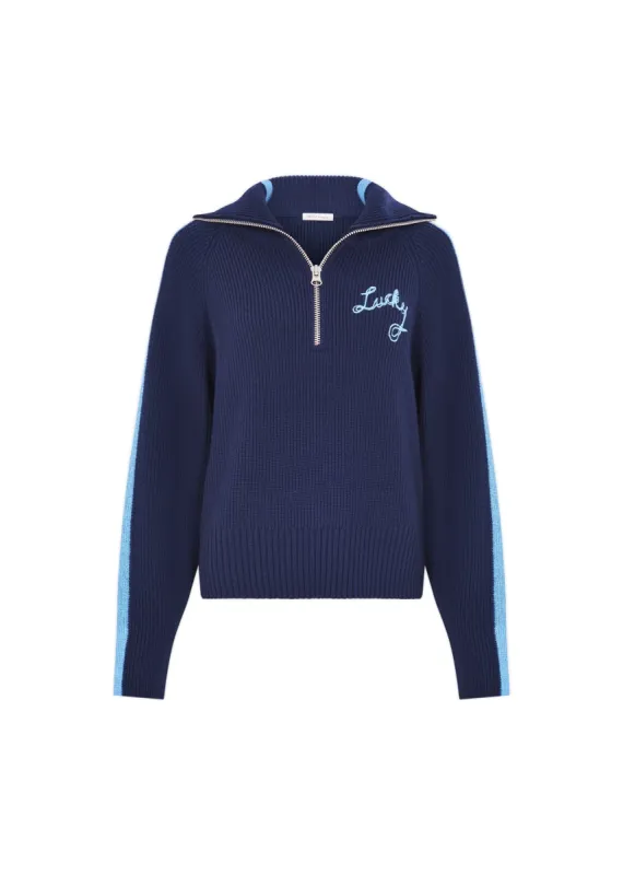 Zip-Up Lucky Jumper sold by Bella Freud