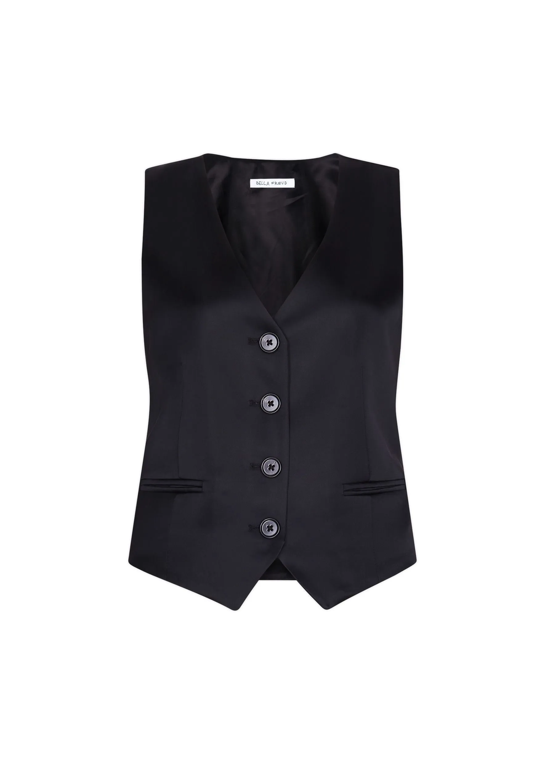 Satin Chrissie Waistcoat sold by Bella Freud