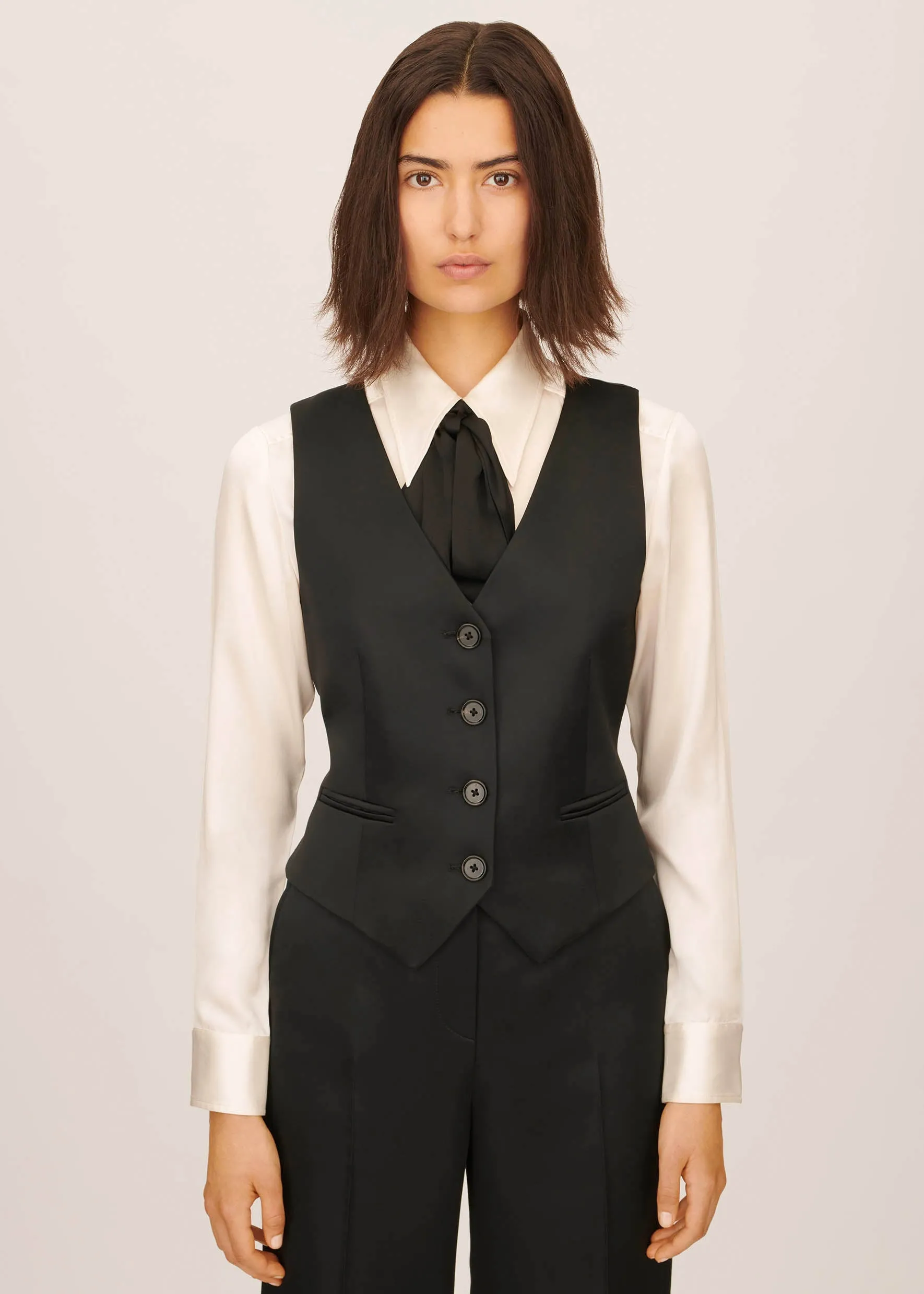 Satin Chrissie Waistcoat sold by Bella Freud product image thumbnail 2