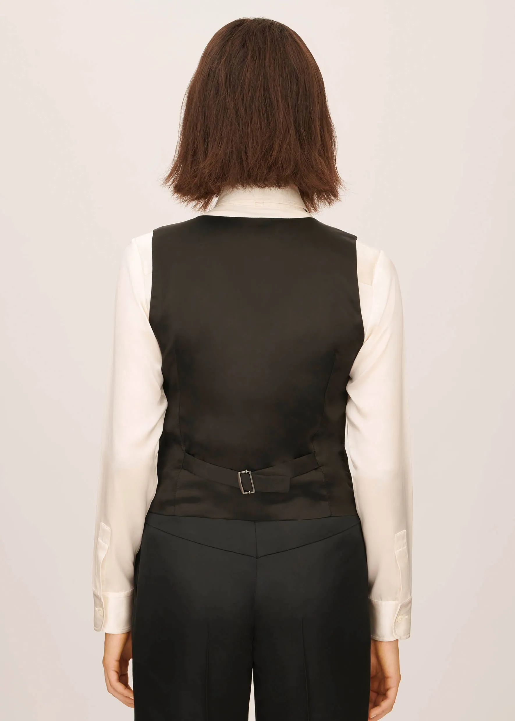 Satin Chrissie Waistcoat sold by Bella Freud product image thumbnail 4