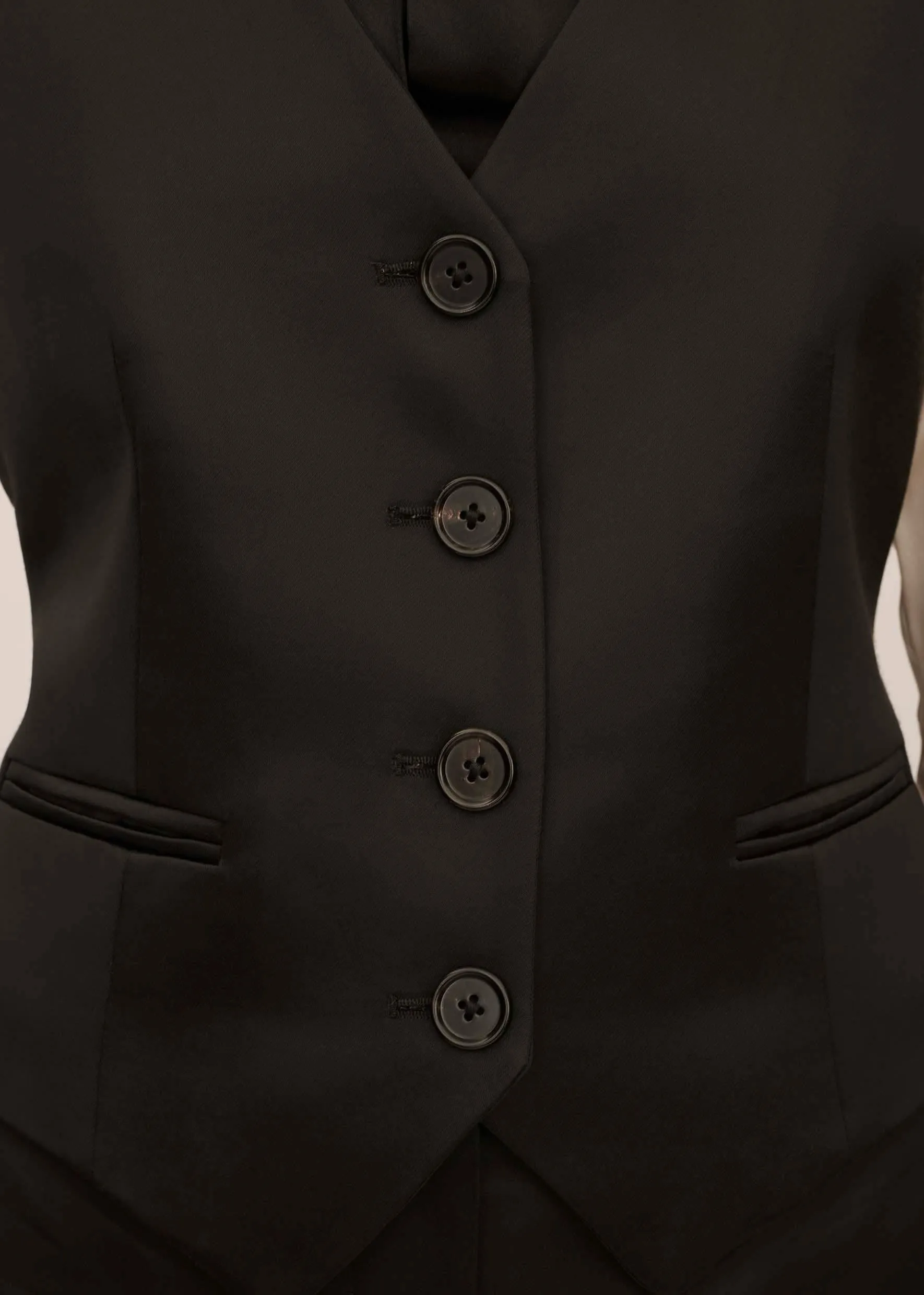 Satin Chrissie Waistcoat sold by Bella Freud product image thumbnail 3