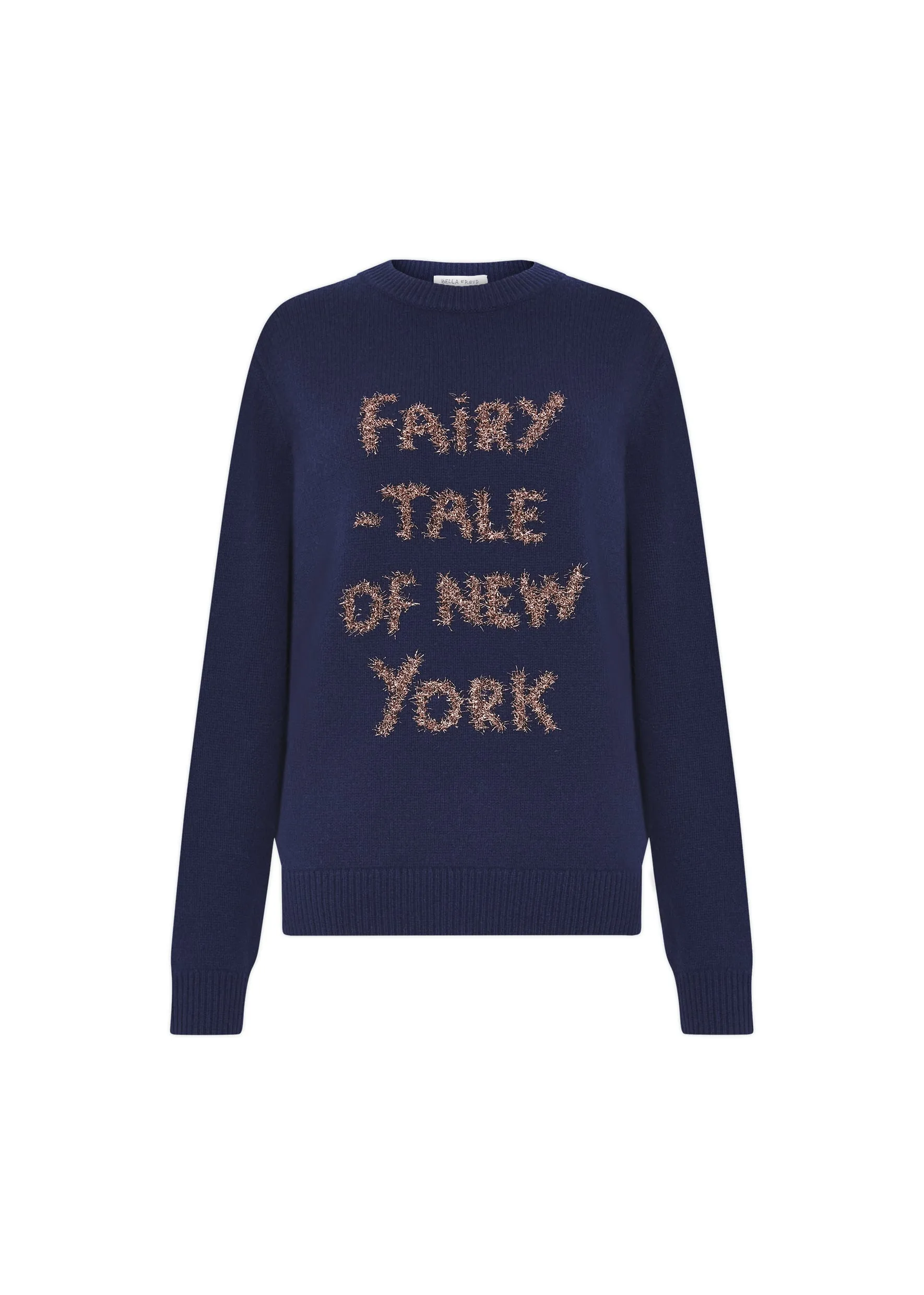 Tinsel Fairytale Of New York Oversized Jumper sold by Bella Freud