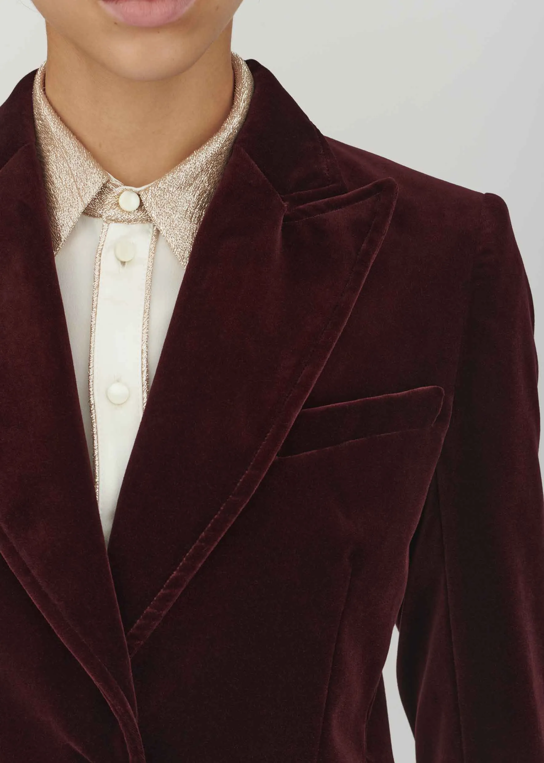 Velvet Saint James Jacket sold by Bella Freud product image thumbnail 3