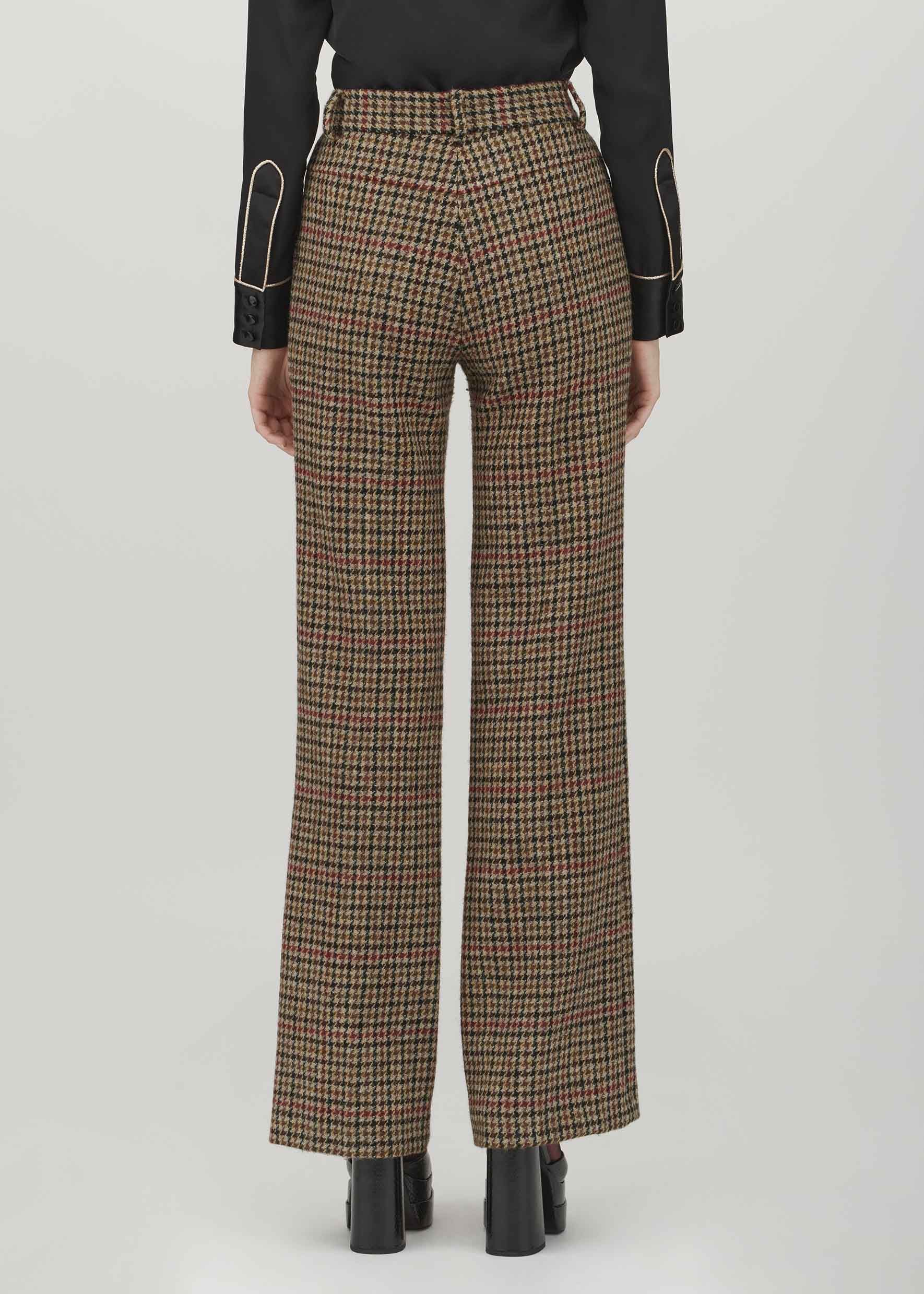 Tweed Slim Kim Trousers sold by Bella Freud product image thumbnail 4