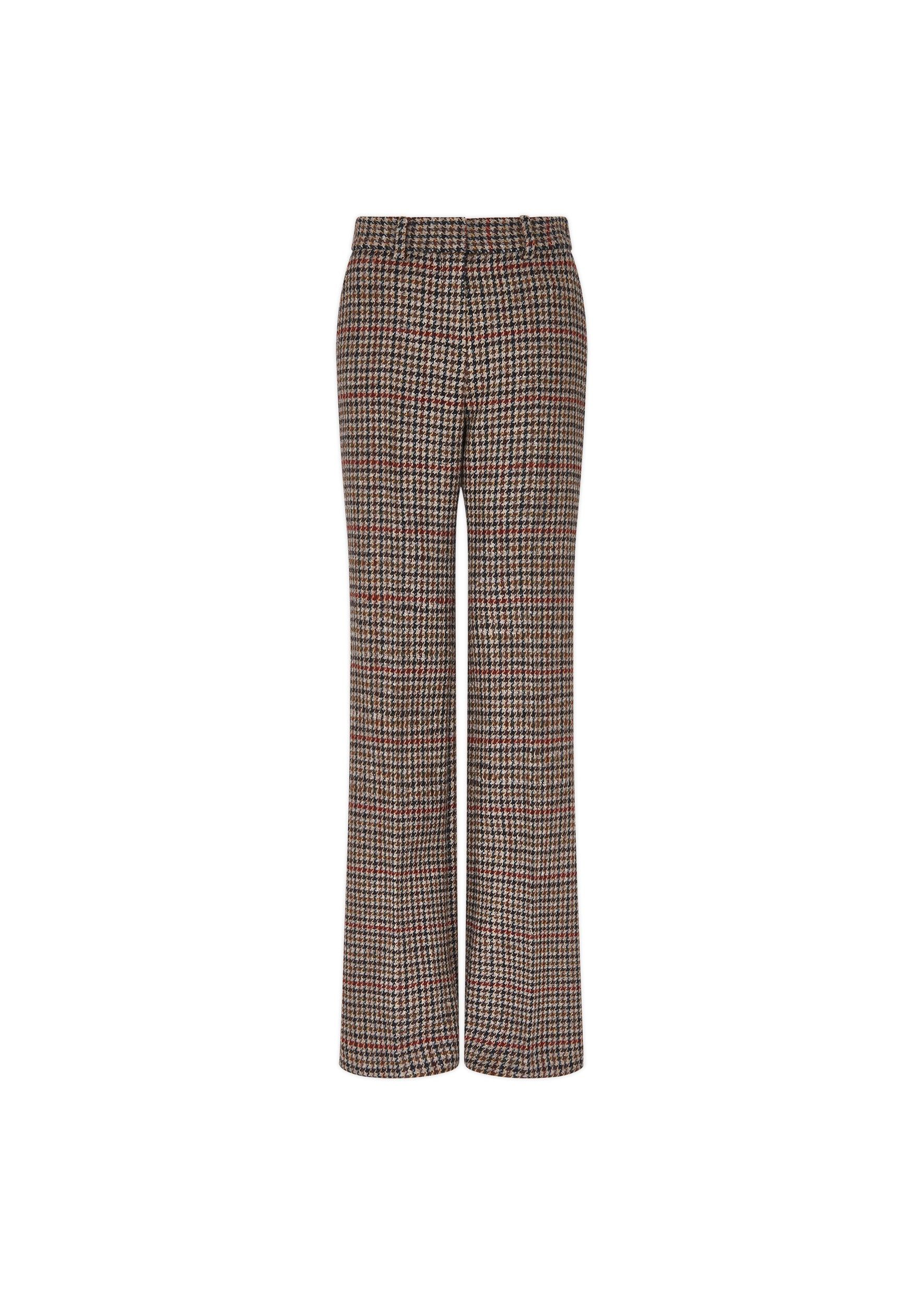 Tweed Slim Kim Trousers sold by Bella Freud