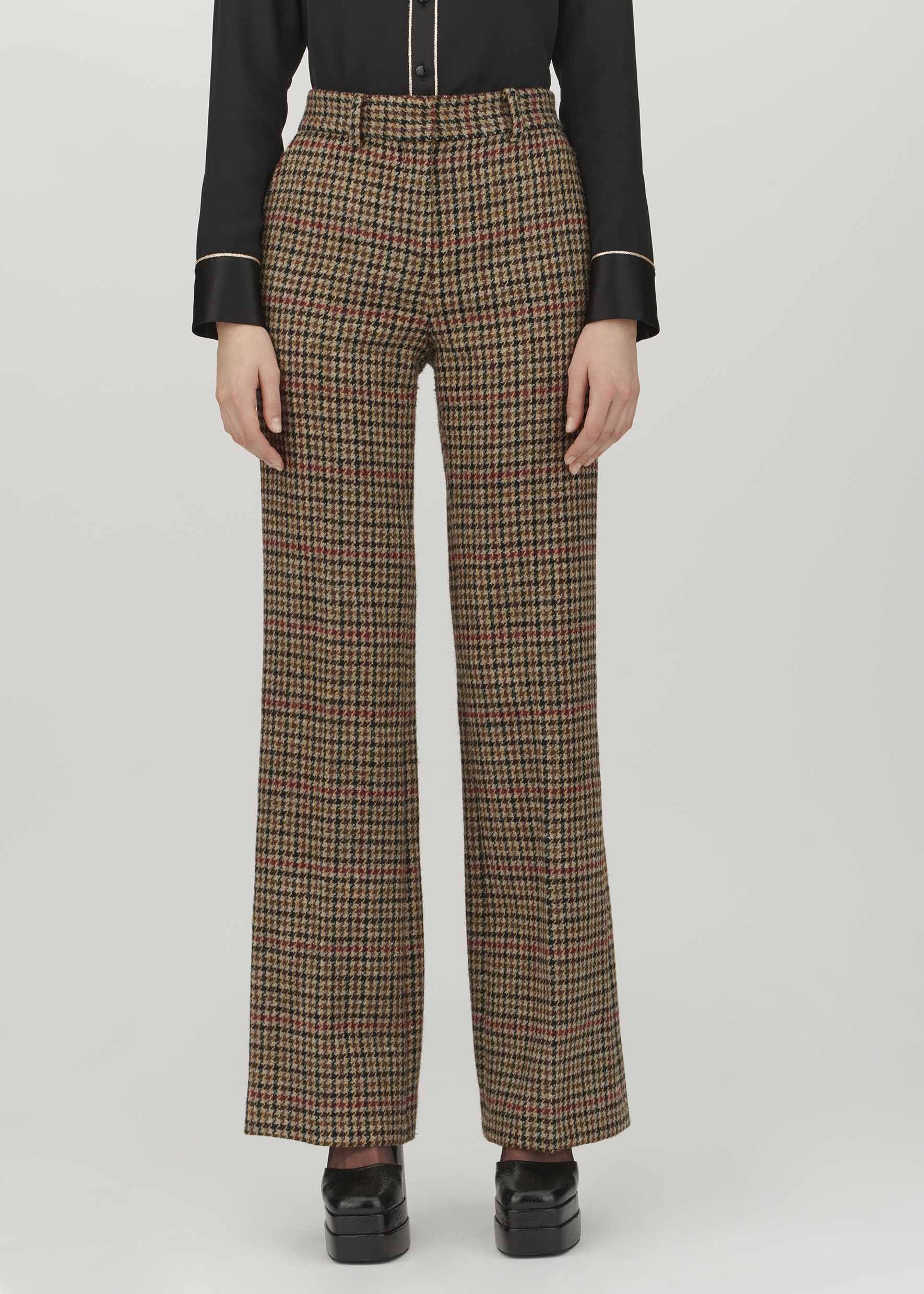 Tweed Slim Kim Trousers sold by Bella Freud product image thumbnail 2