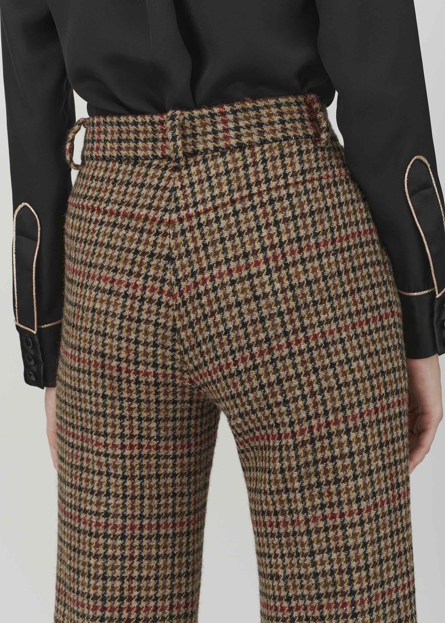 Tweed Slim Kim Trousers sold by Bella Freud product image thumbnail 5