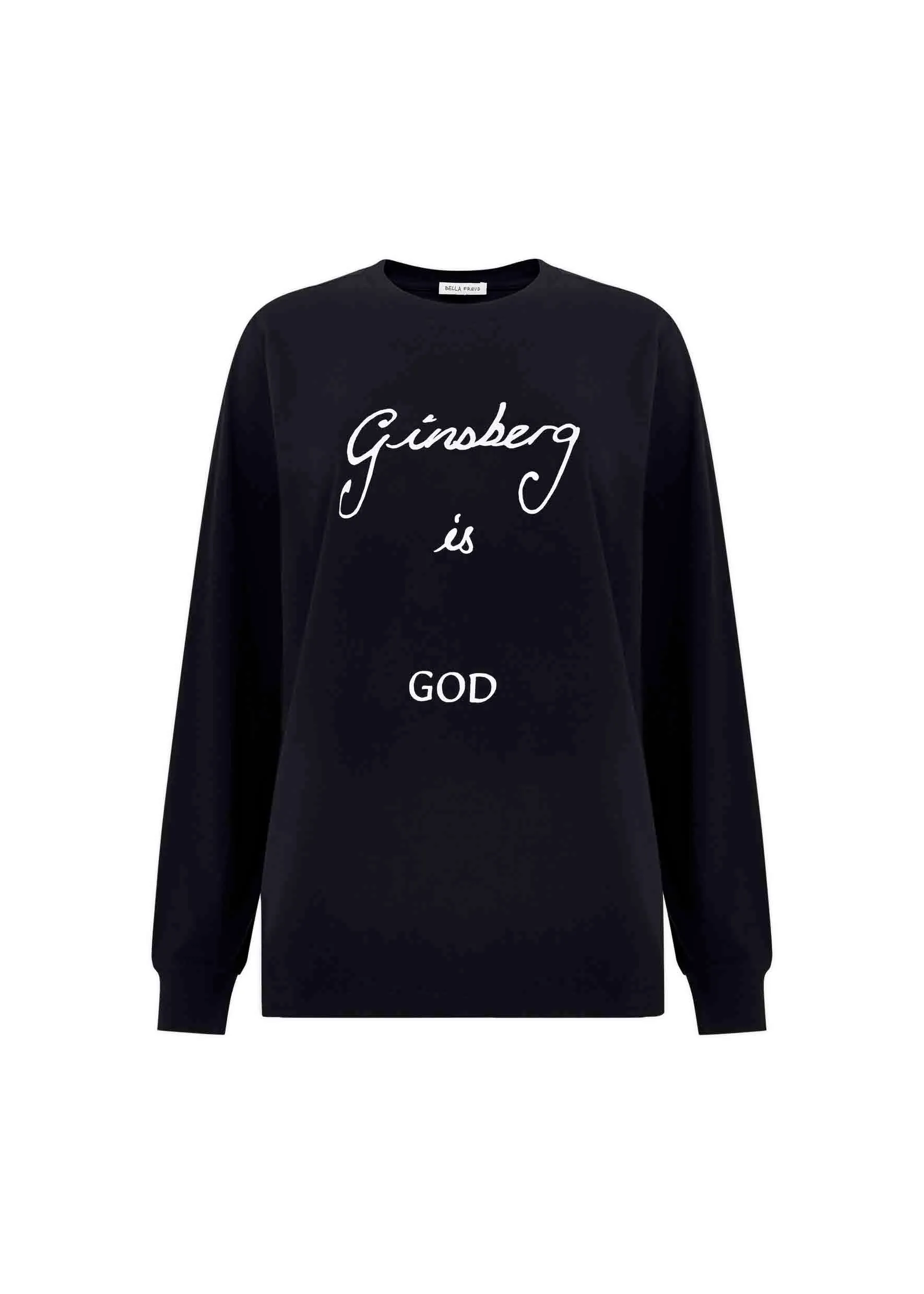 Ginsberg Is God Long Sleeve T-Shirt sold by Bella Freud