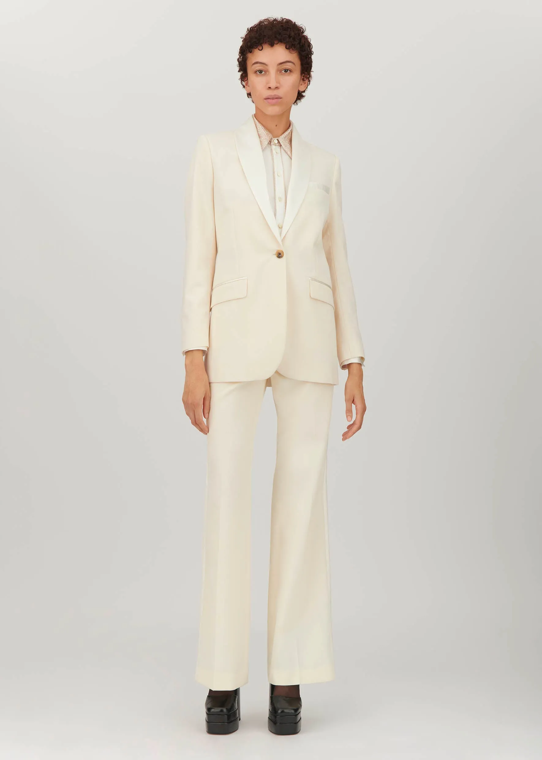 TUX PANEL SLIM KIM TROUSER sold by Bella Freud product image thumbnail 5